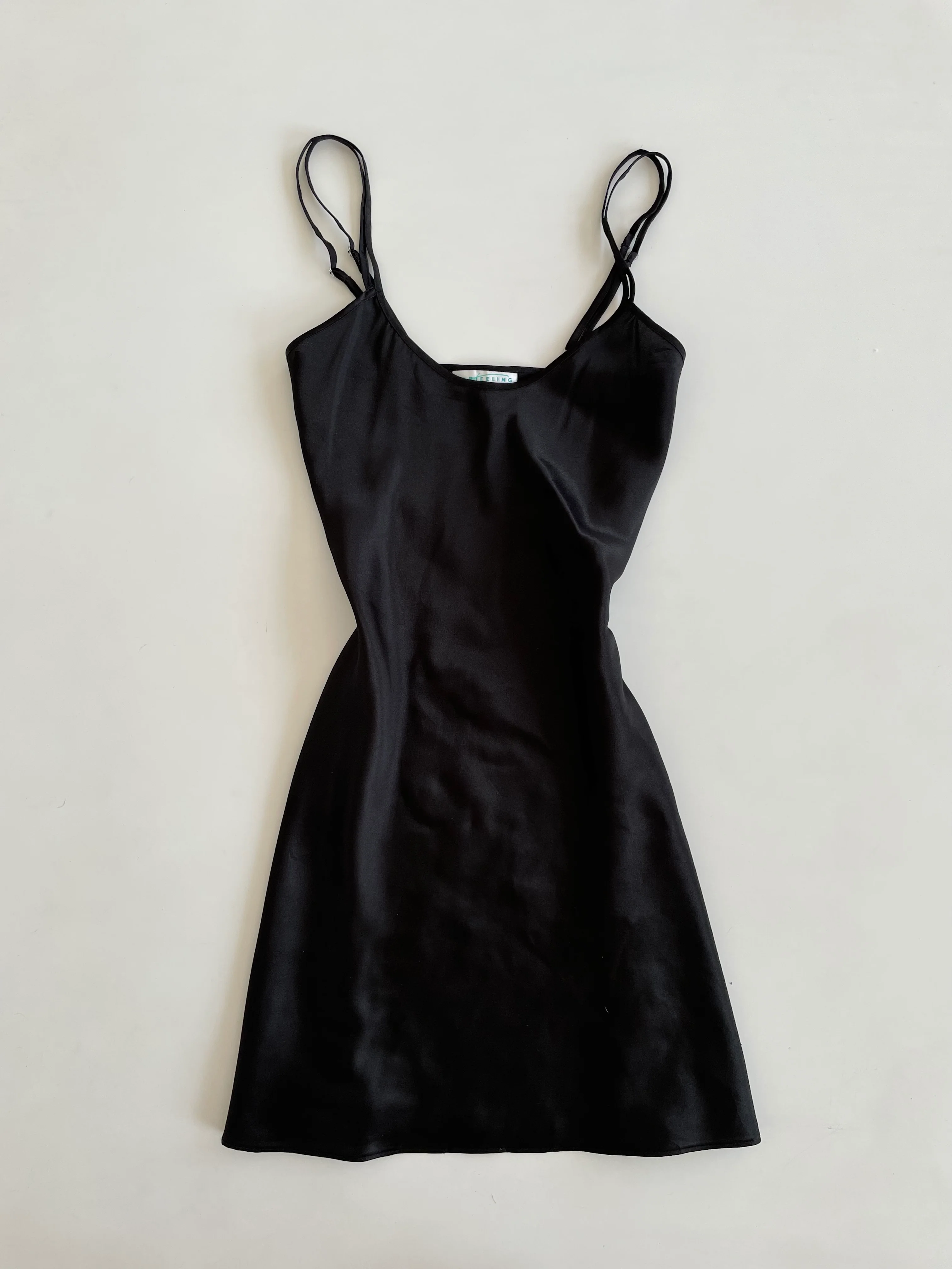 Satin Slip Dress-Bust 30