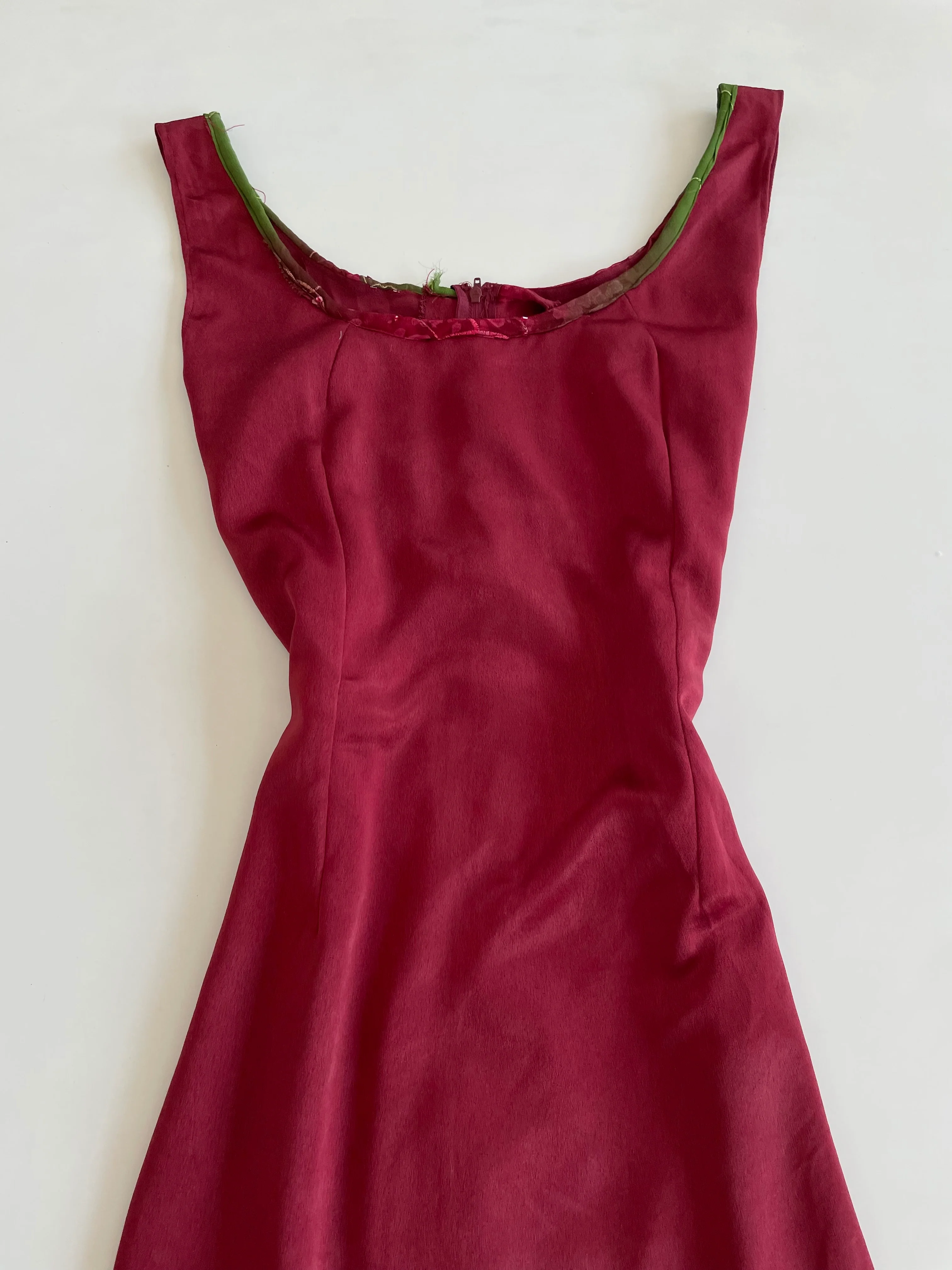 Satin Vintage Dress-Bust 40 - Image 2