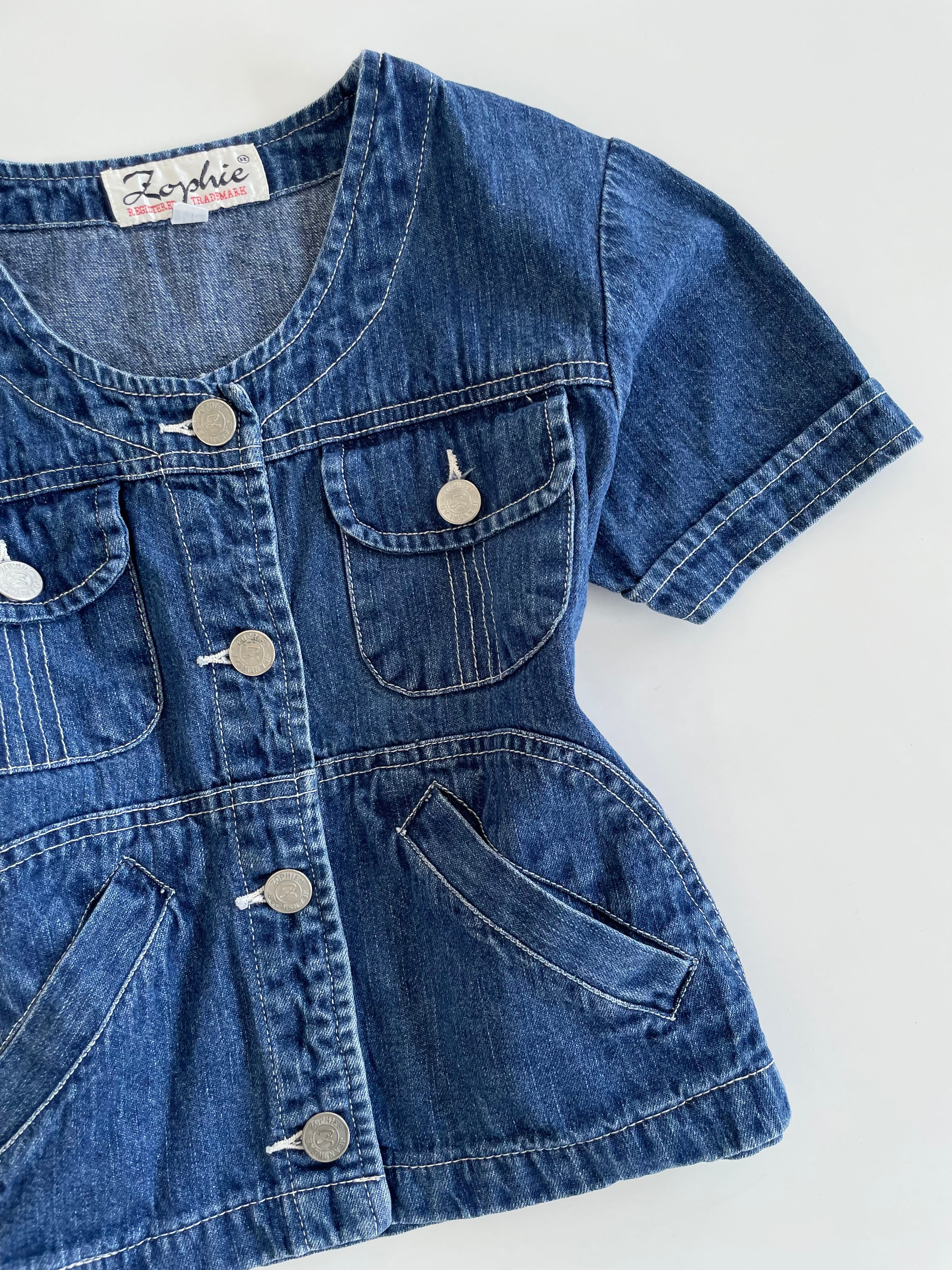 Zophie Denim Vintage Top-Bust 32 - Image 3