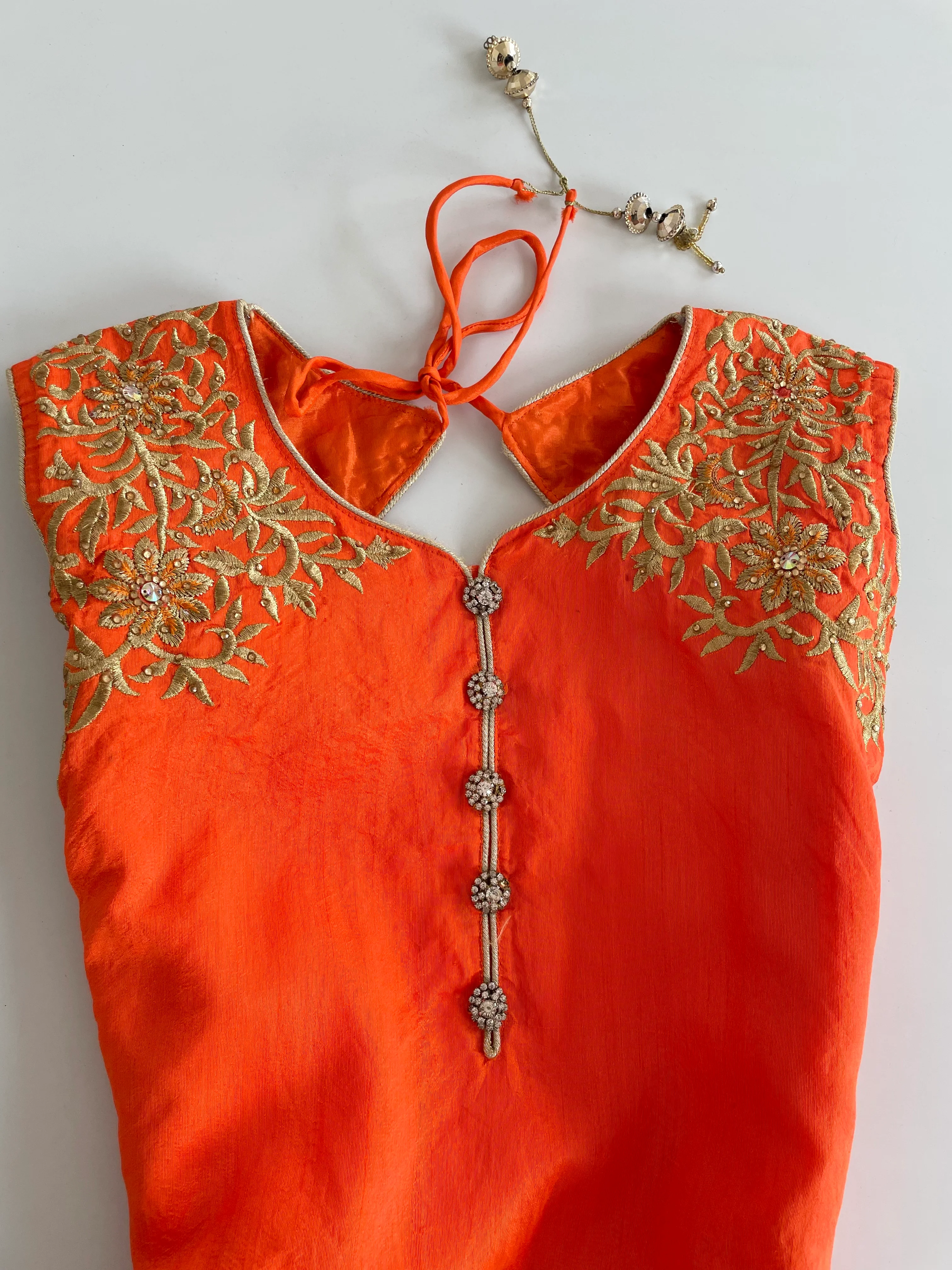 Embroidered Kurta-Bust 34 - Image 2