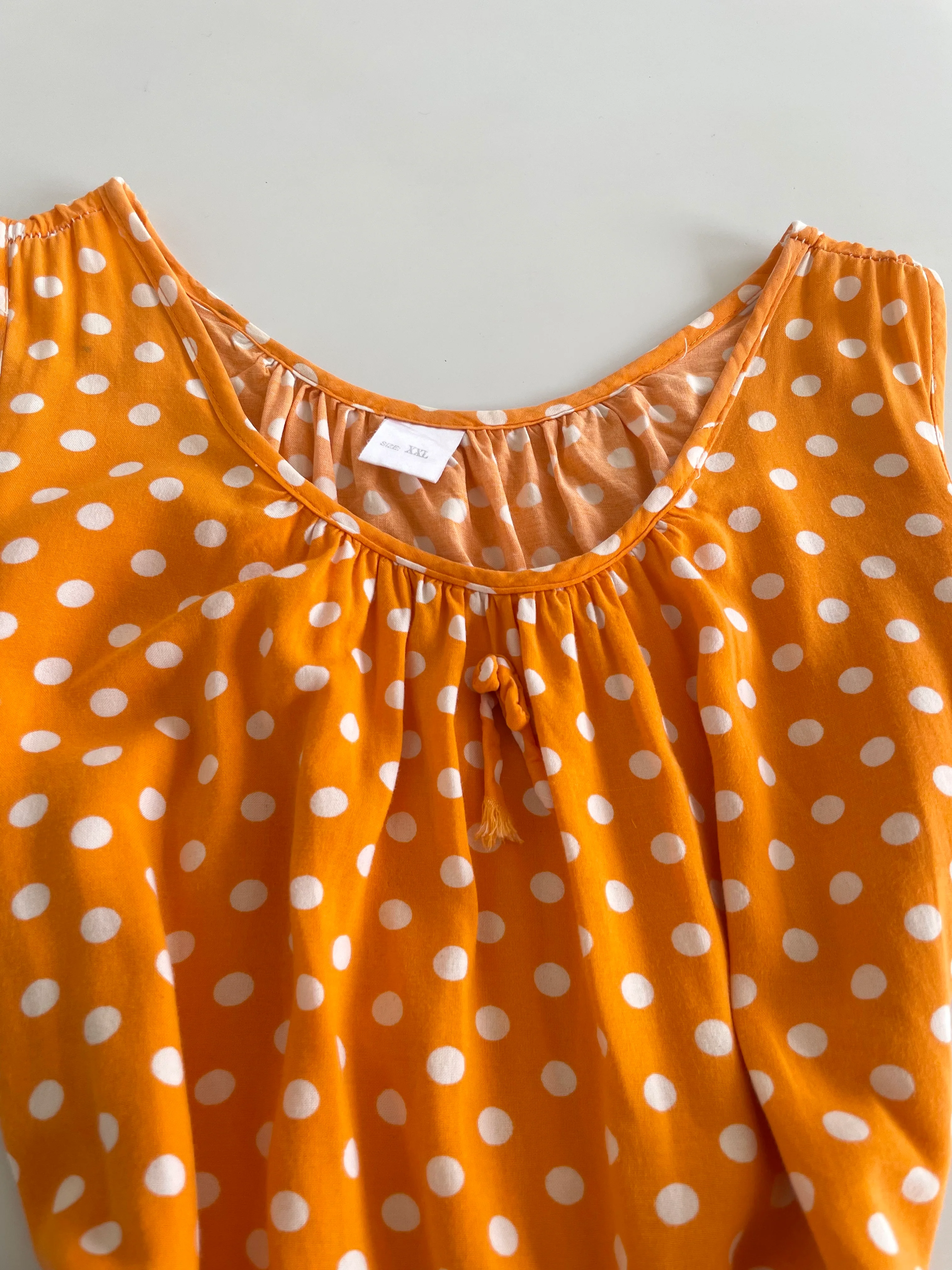 Polka Dot Cotton Top-Bust 38 - Image 2