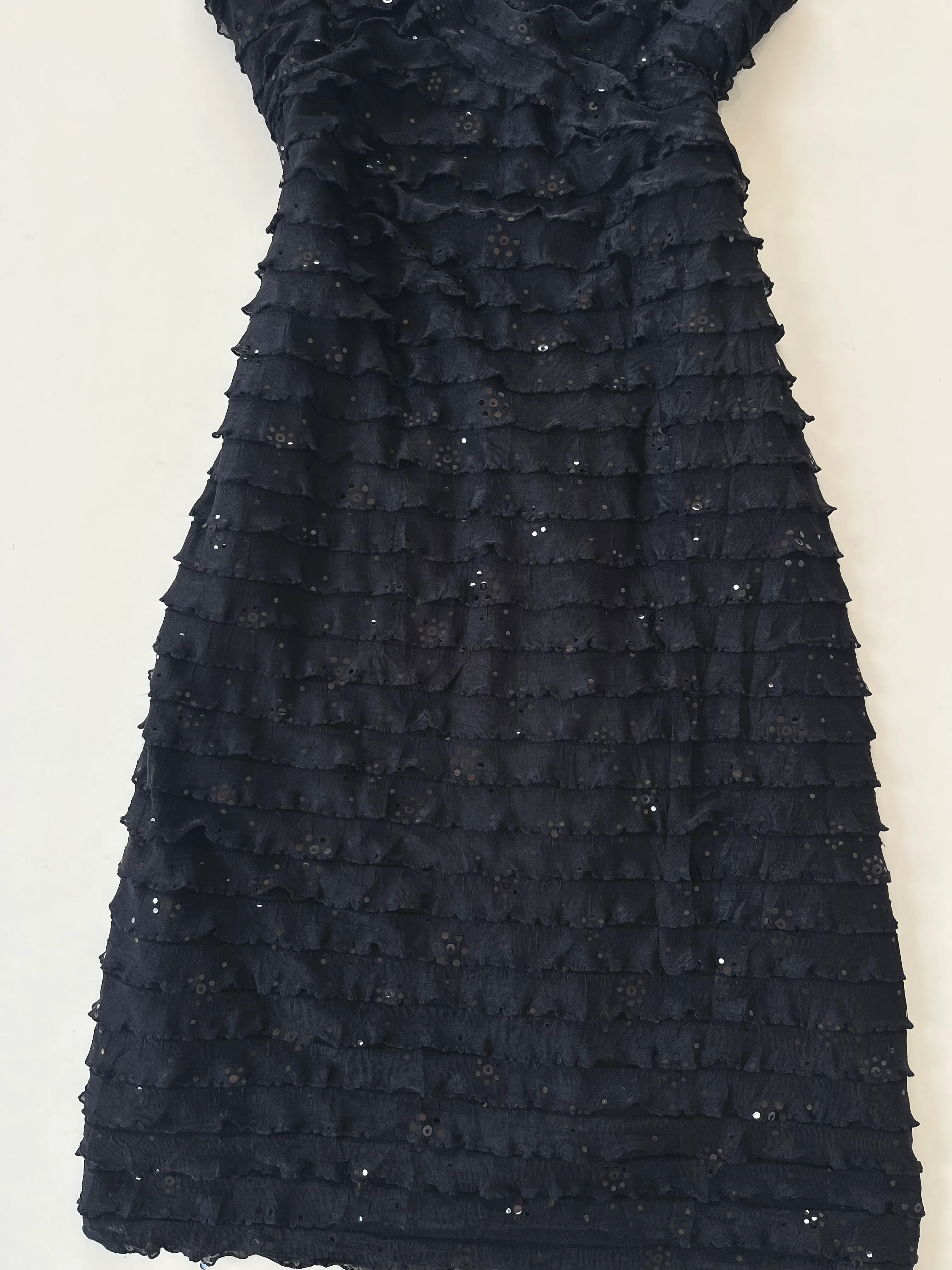 Fashion Bug Sequin Ruffle Dress-Bust 38 to 40 - Image 3