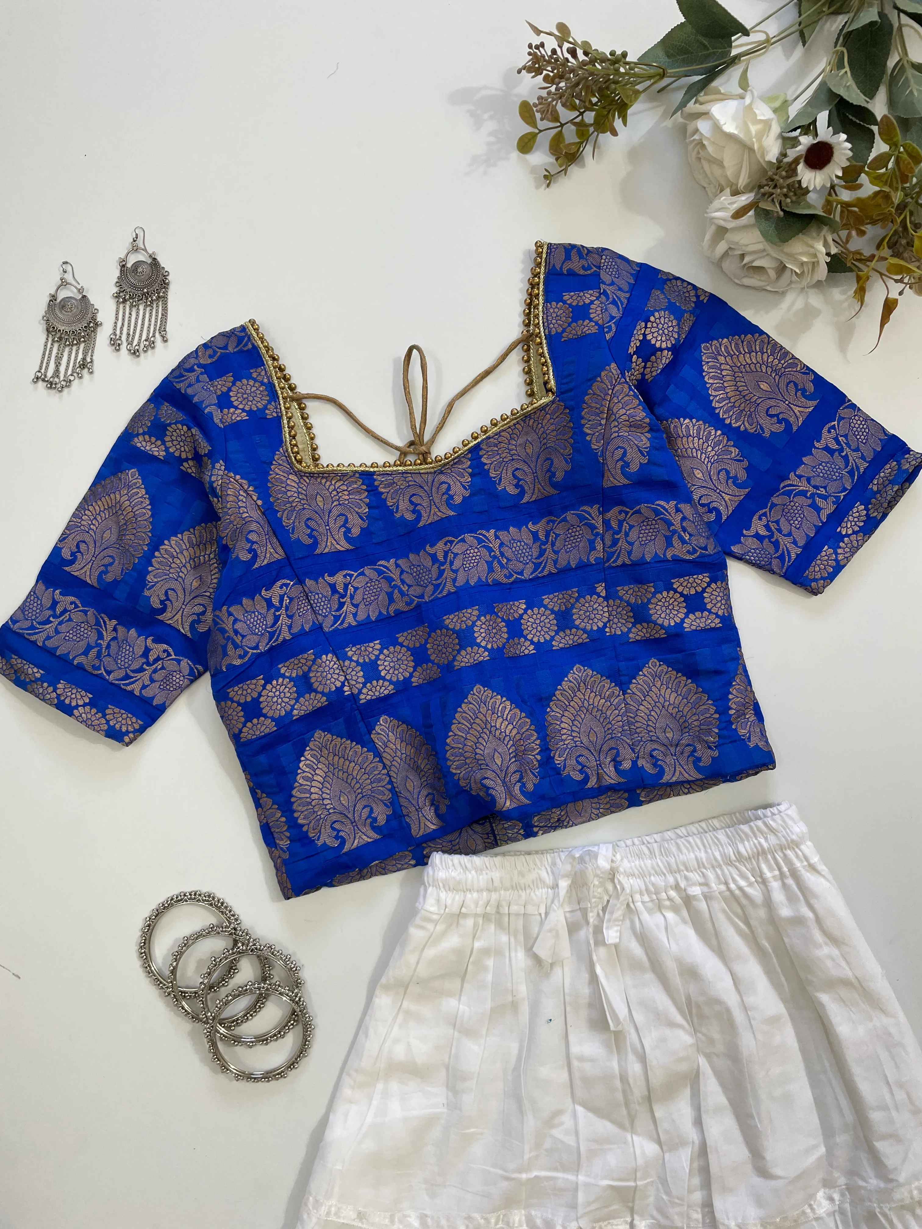 Electric Blue Top-Bust 34