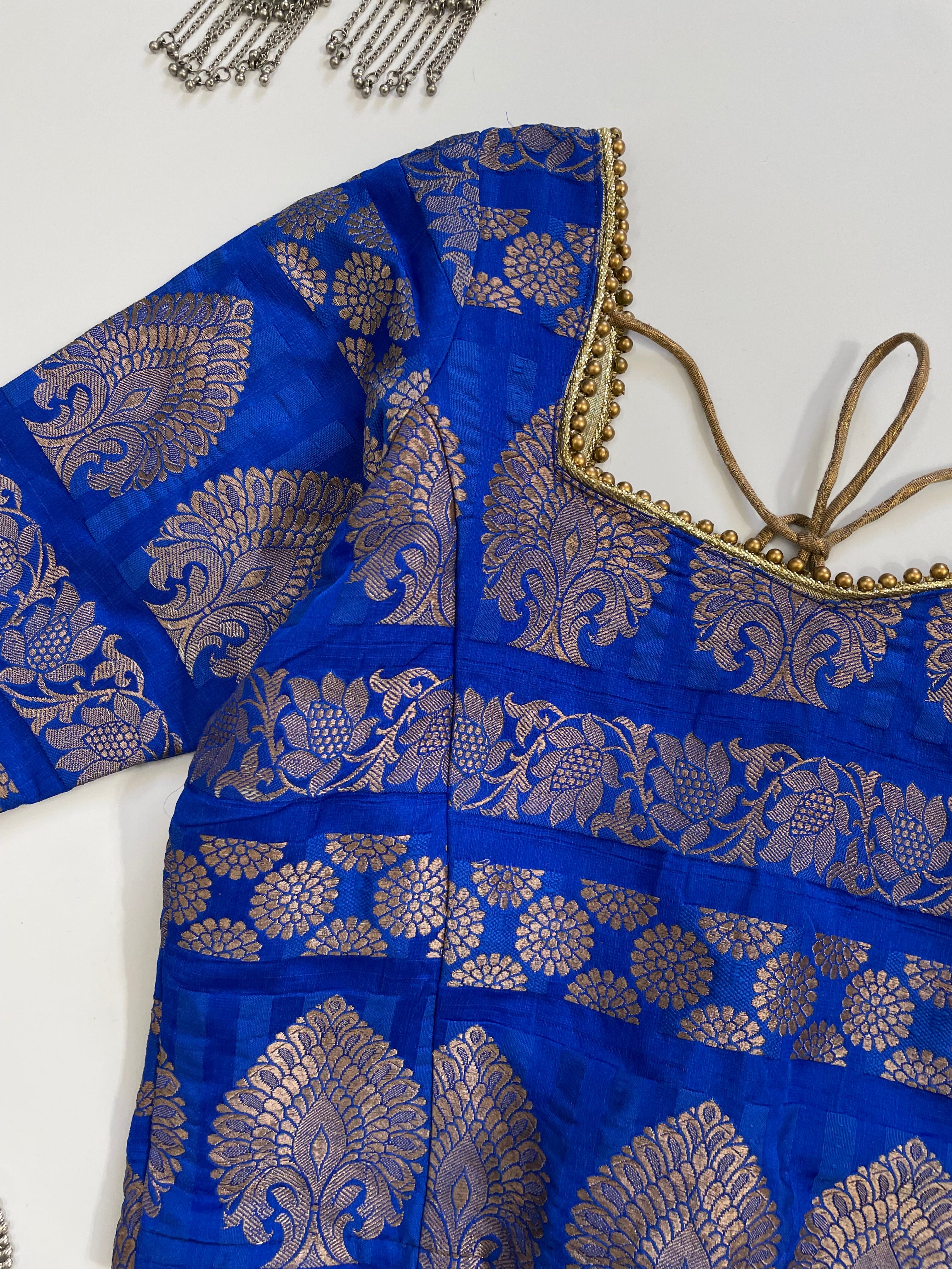 Electric Blue Top-Bust 34 - Image 2