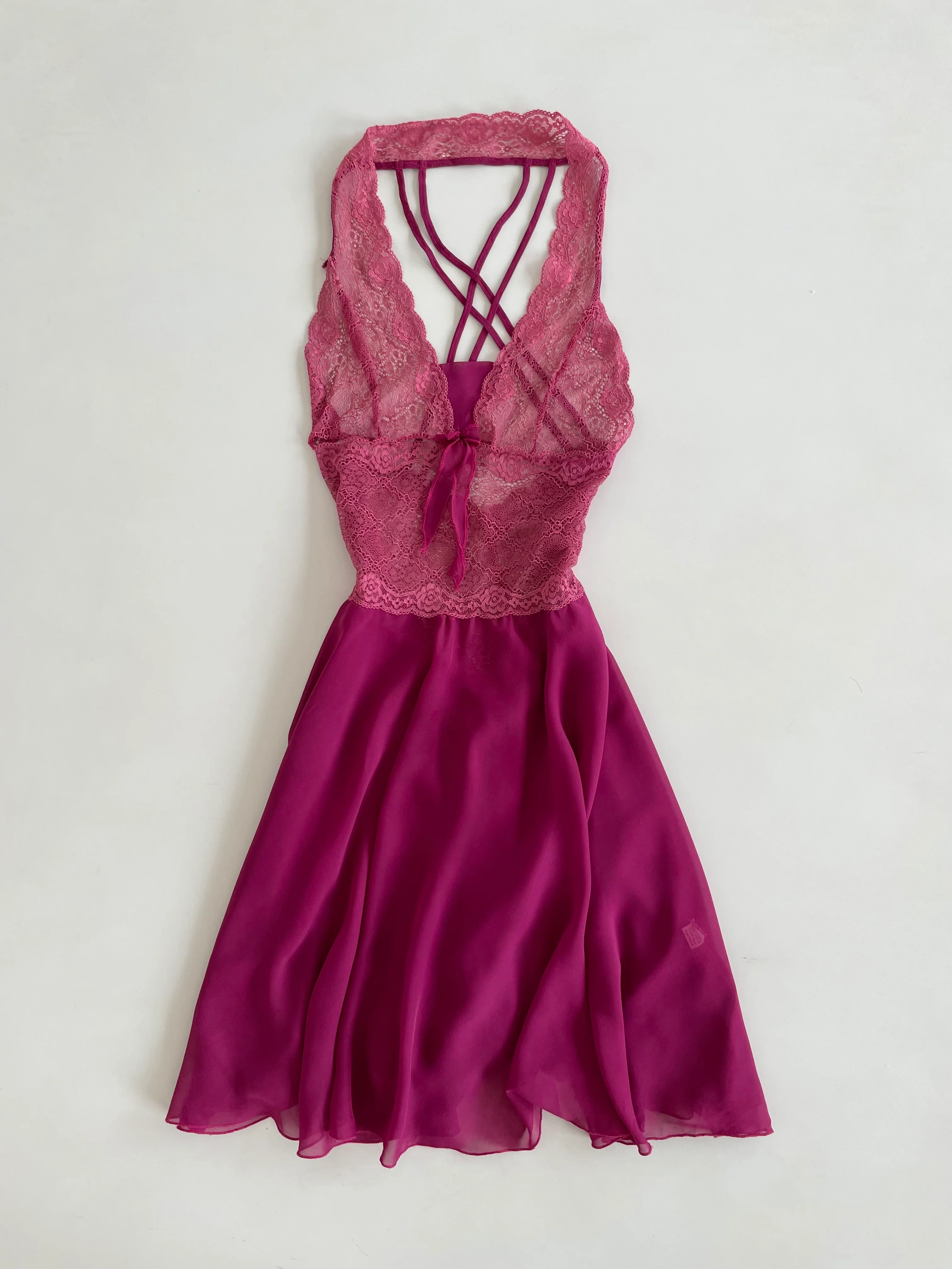 Lace Sheer Dress-Bust 26 to 30