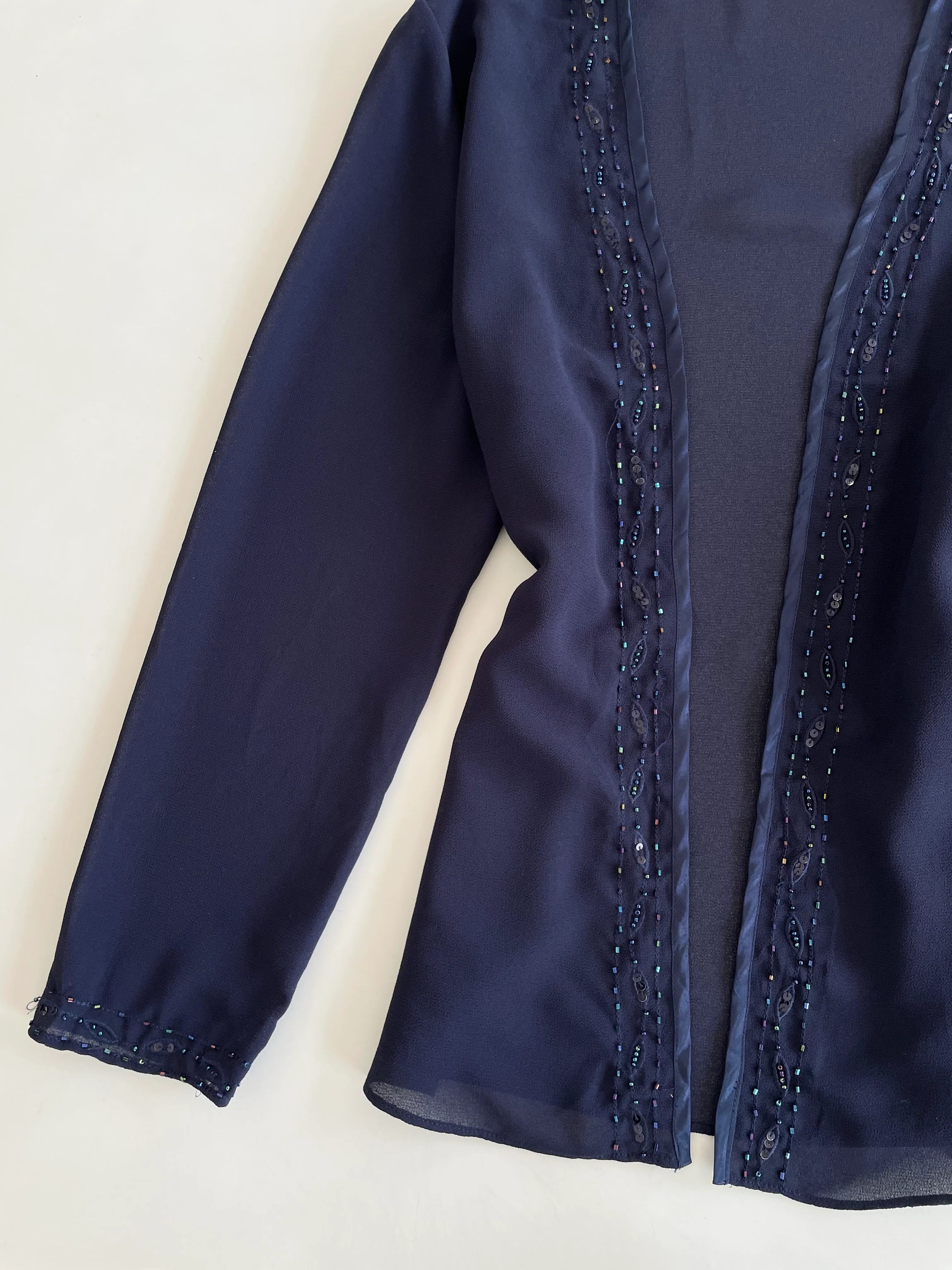 Tradition Sheer Embroidered Shrug-Bust 42 - Image 2