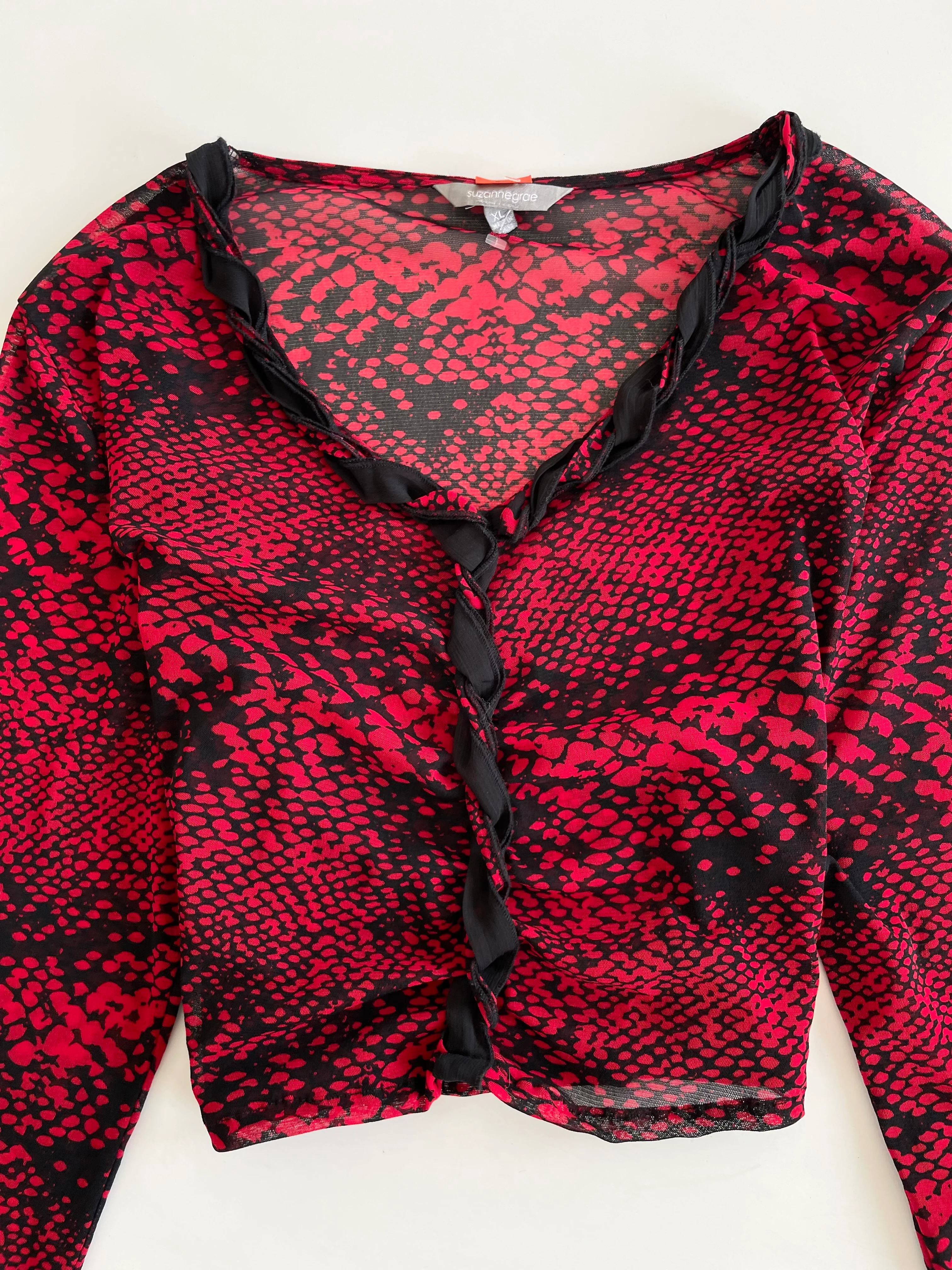 Suzannegrae Lacy Sheer Top-Bust 42 - Image 2
