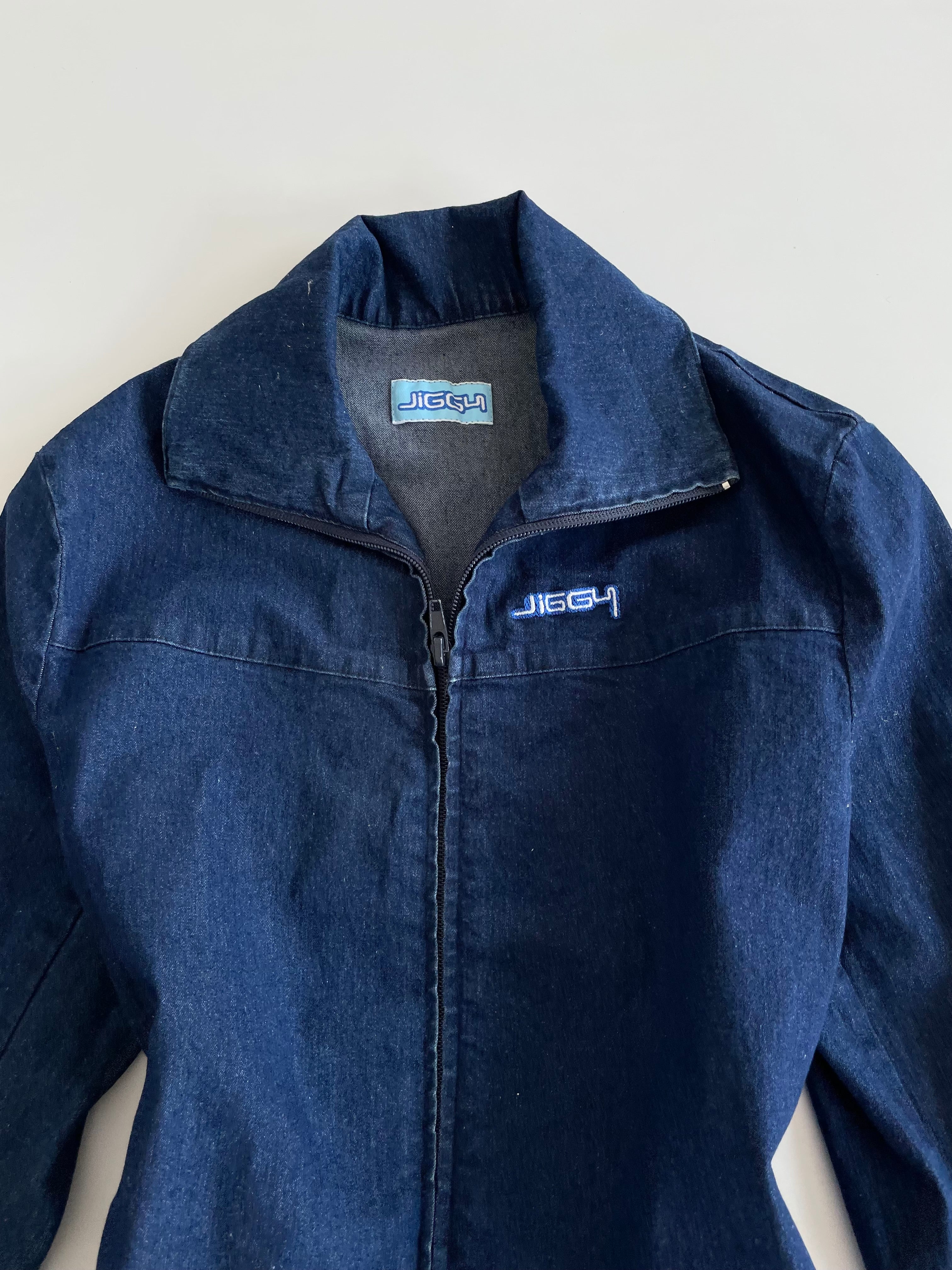 Jiggy Zipper Denim Jacket -Bust 34 - Image 2