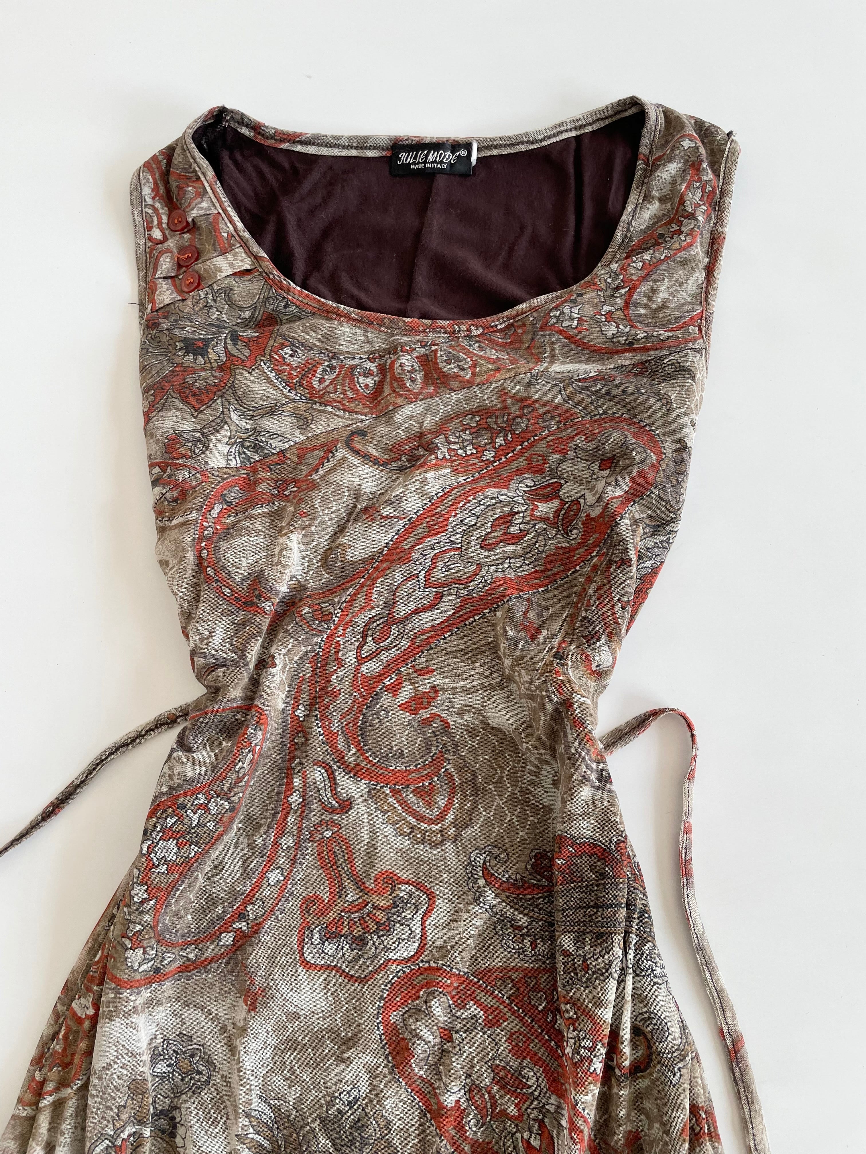 Julie Mode Italian Vintage Dress-Bust 34 to 36 - Image 3