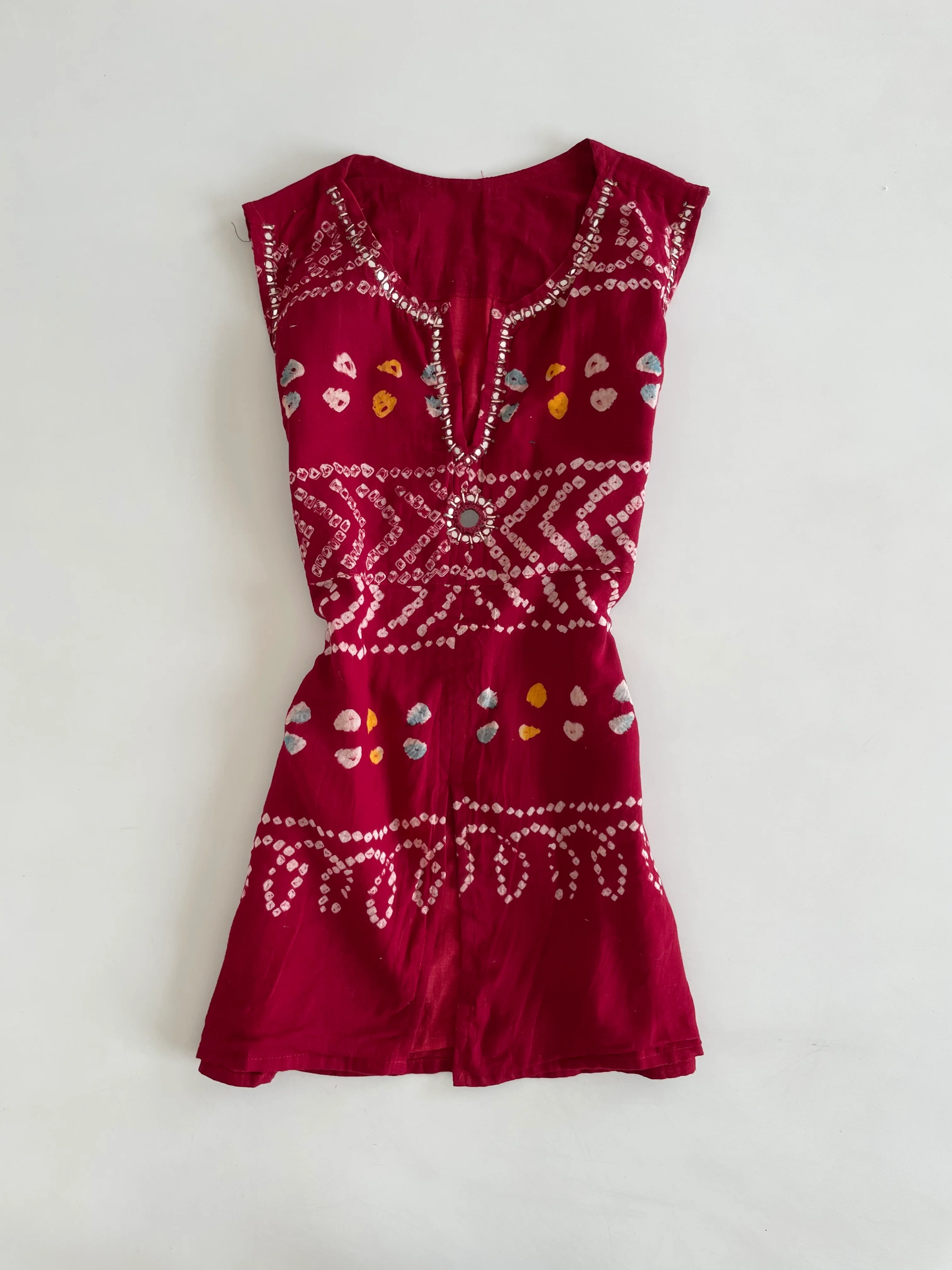 Embroidered Cotton Top-Bust 34