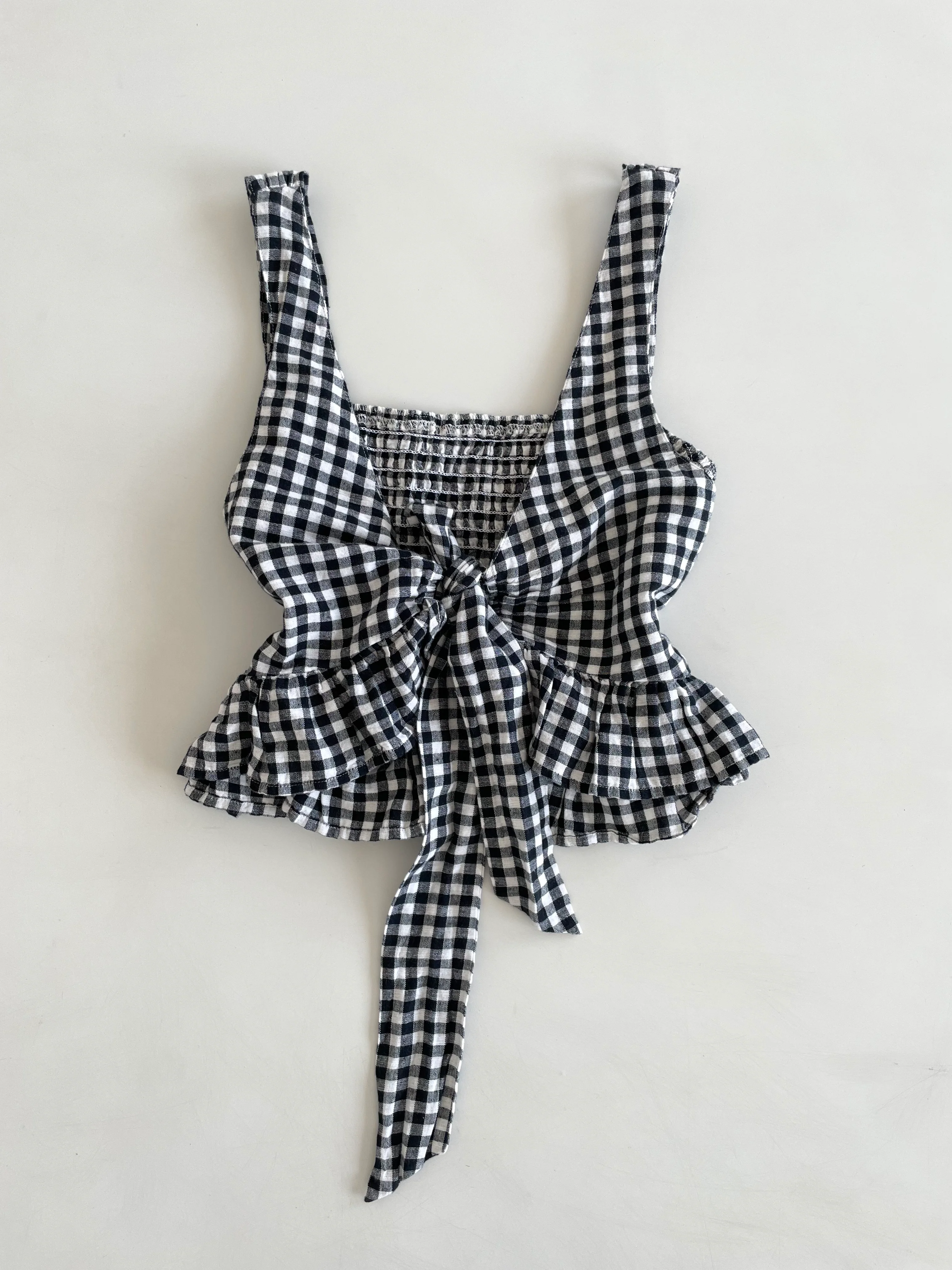 American Eagle Gingham Top-Bust 40