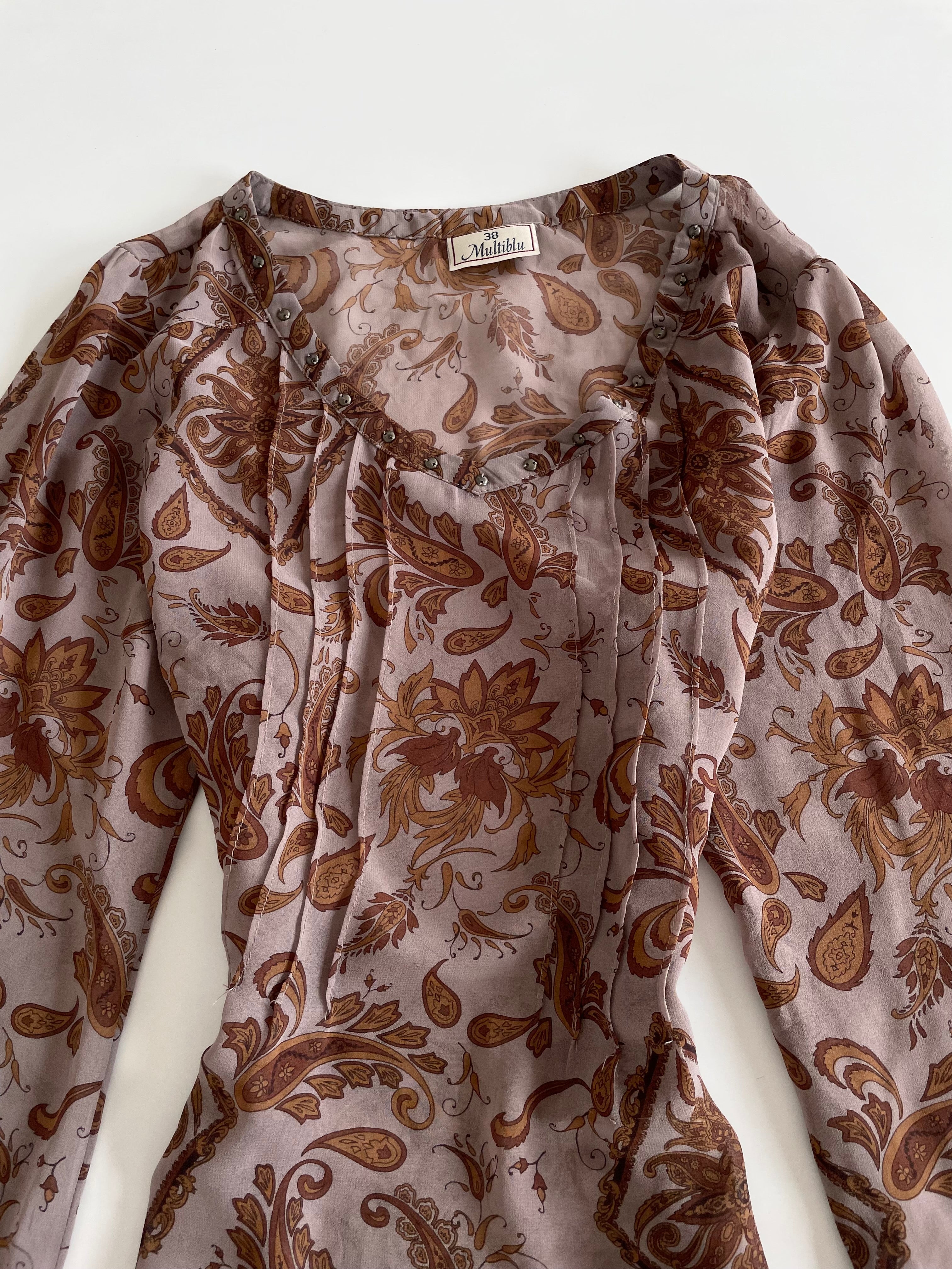 Multiblu Vintage Sheer Top-Bust 38 - Image 2