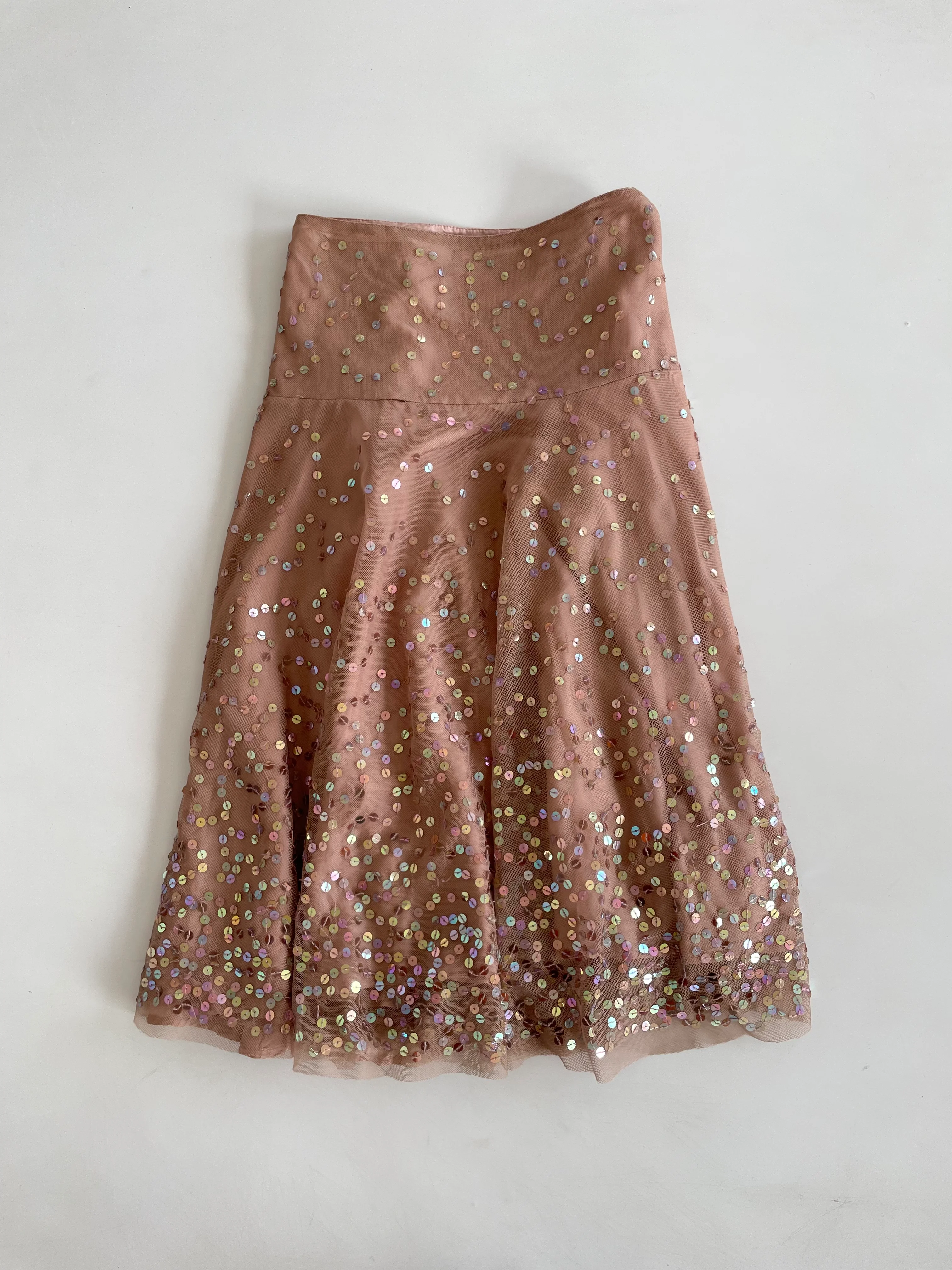 Lacy Sequin Skirt-Waist 34