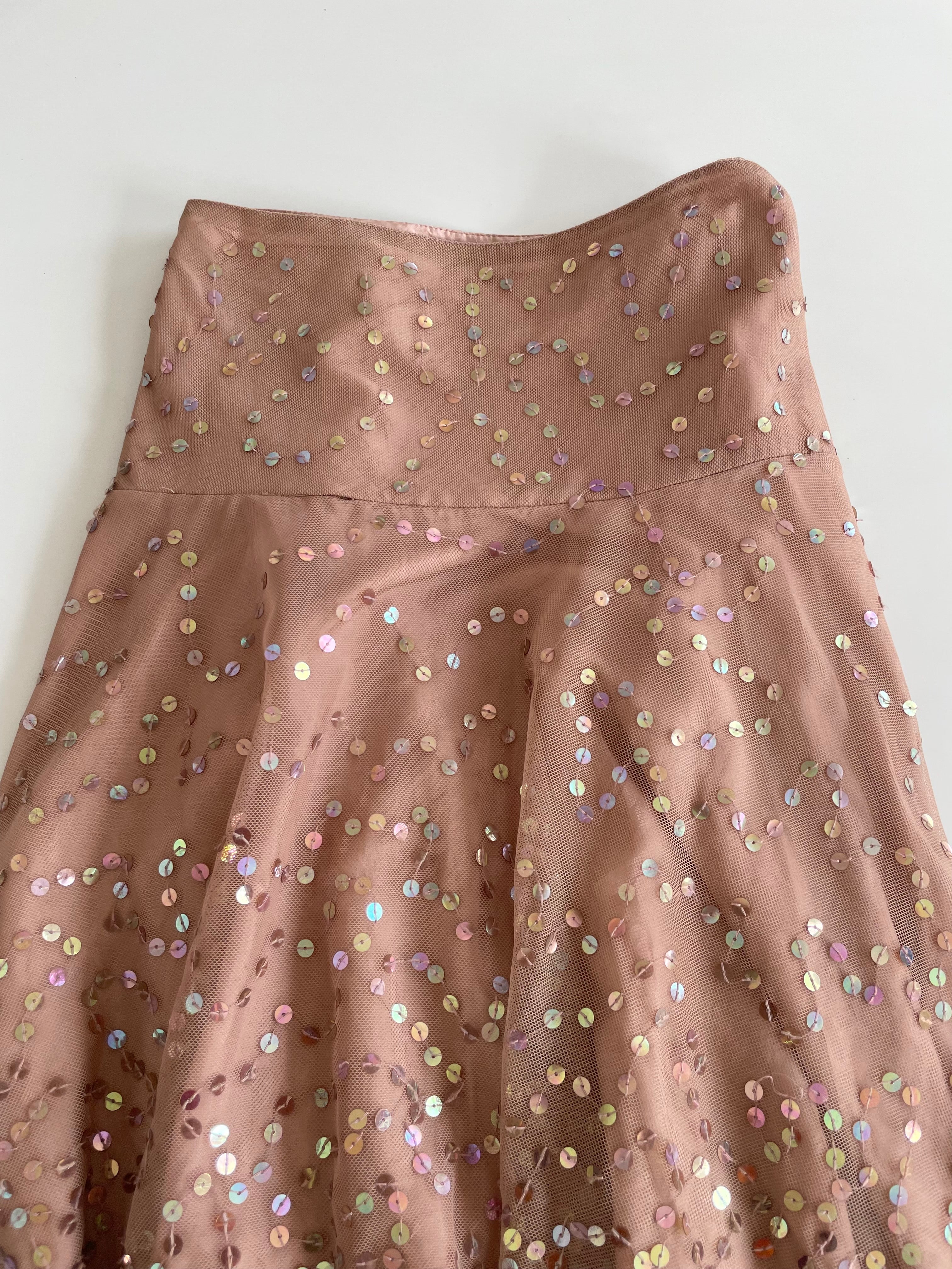 Lacy Sequin Skirt-Waist 34 - Image 2