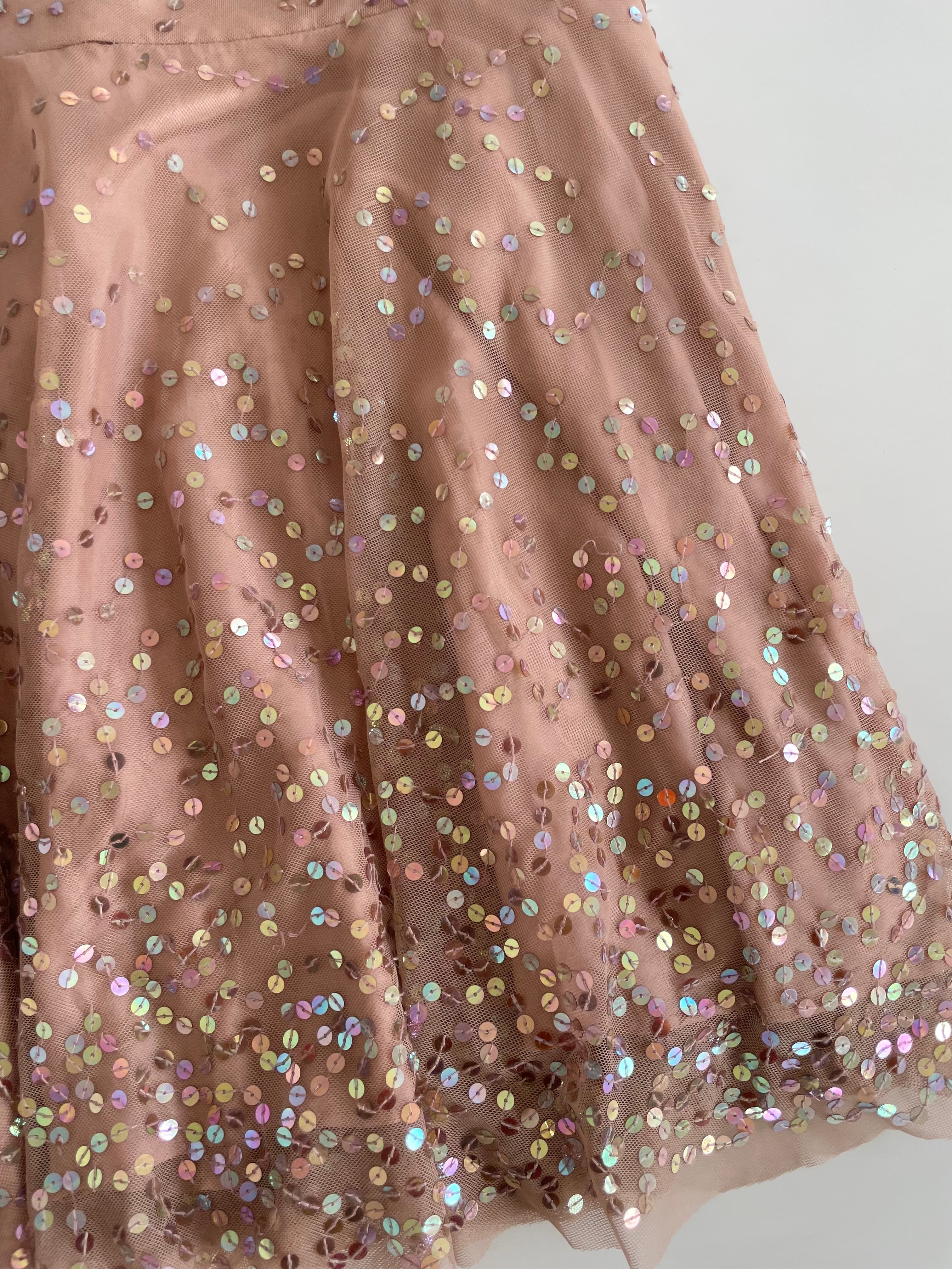 Lacy Sequin Skirt-Waist 34 - Image 3