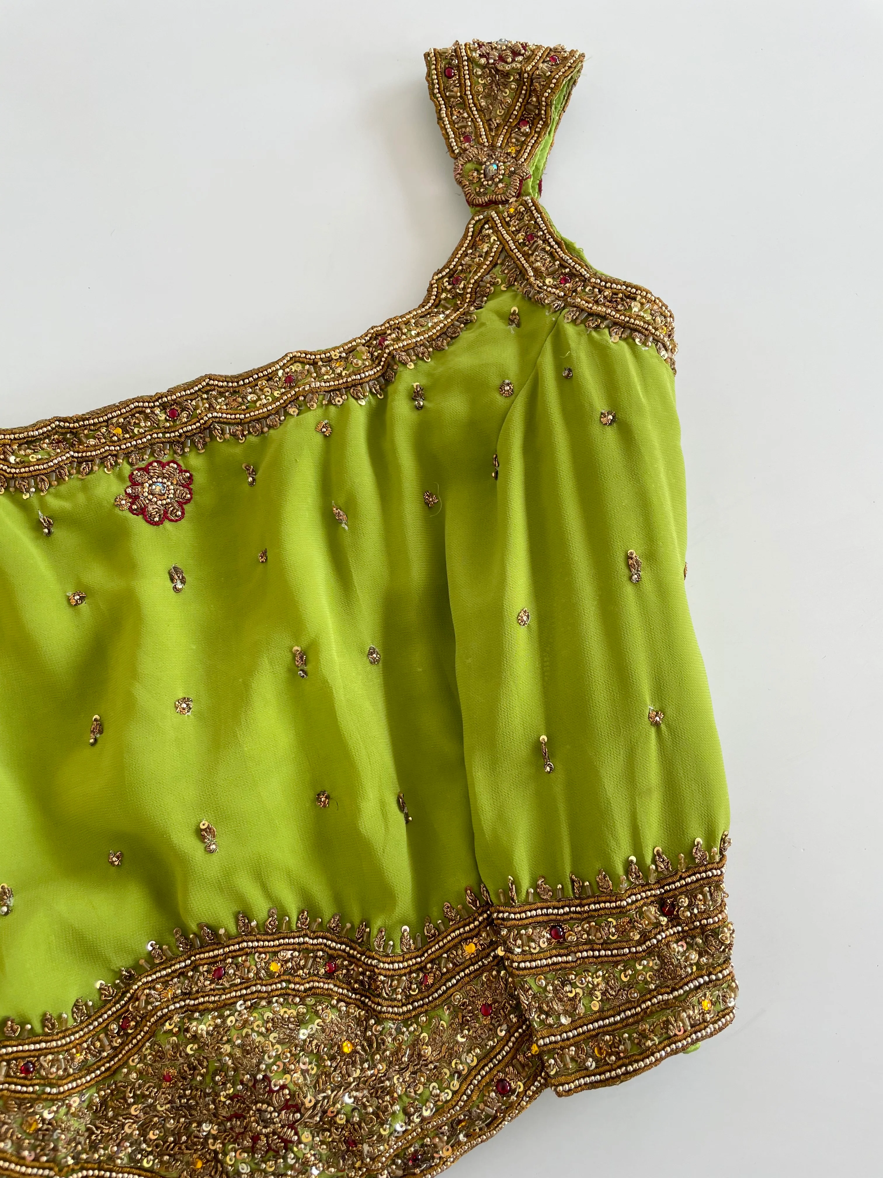 Heavily Hand Embroidered Desi Top-Bust 36 - Image 2