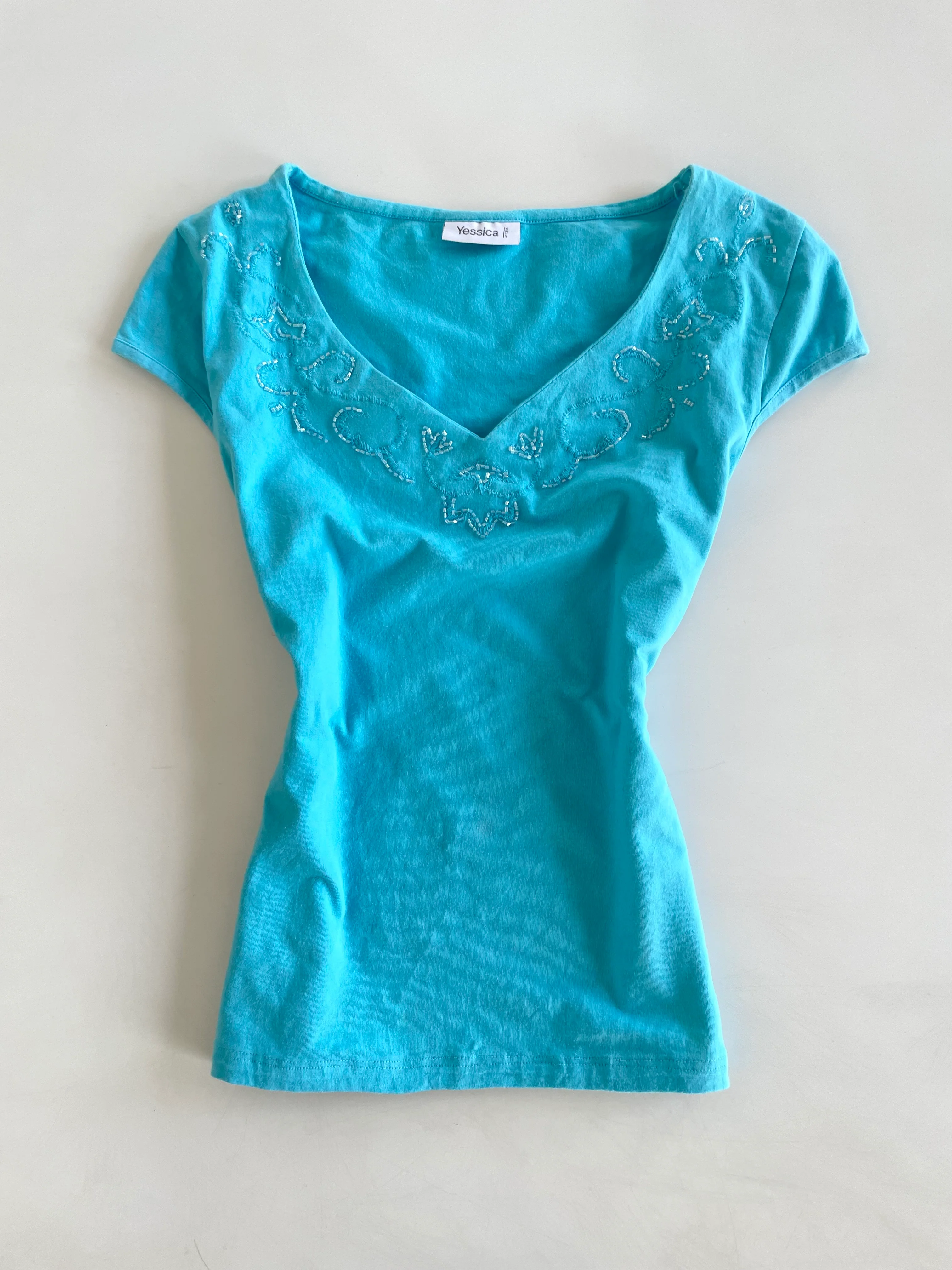 Yessica Embroidered Top-Bust 40 to 42