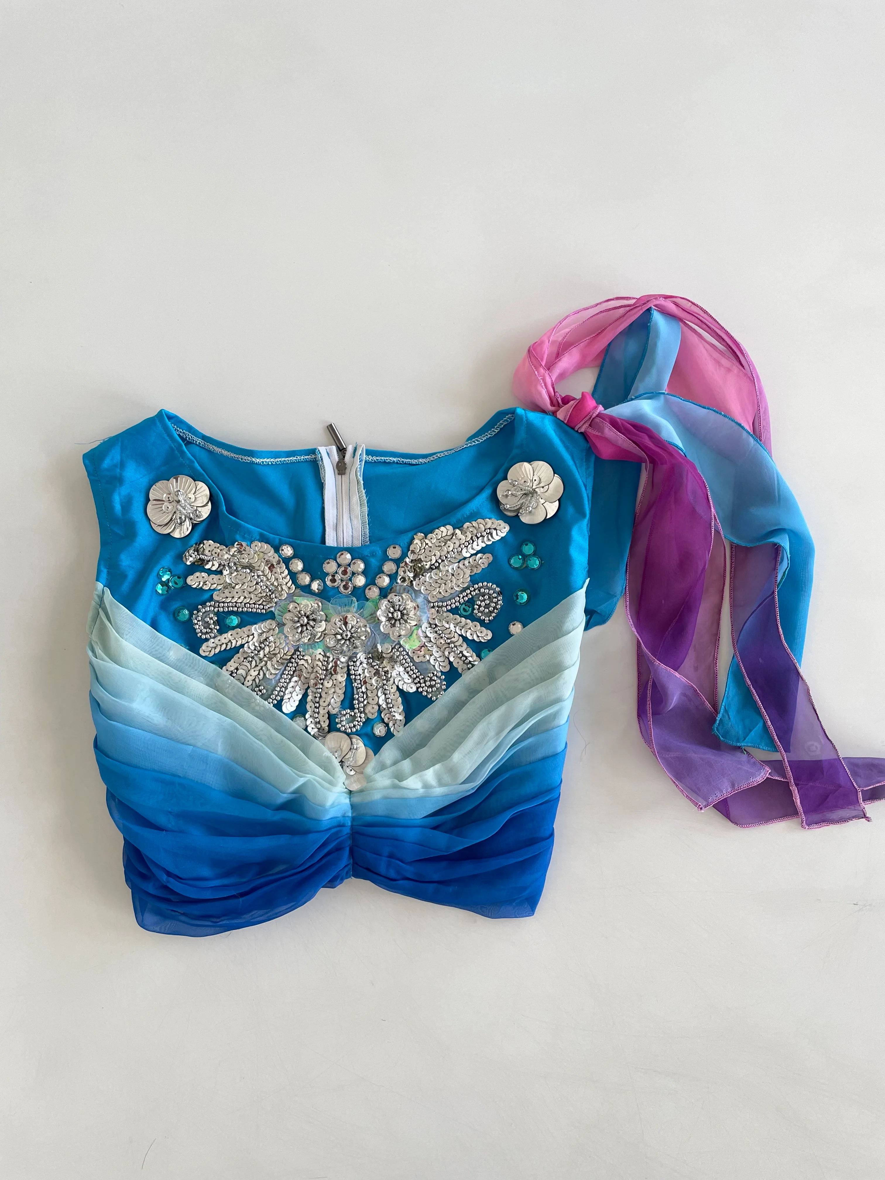 Heavily Hand Embroidered Desi Top-Bust 30 to 32