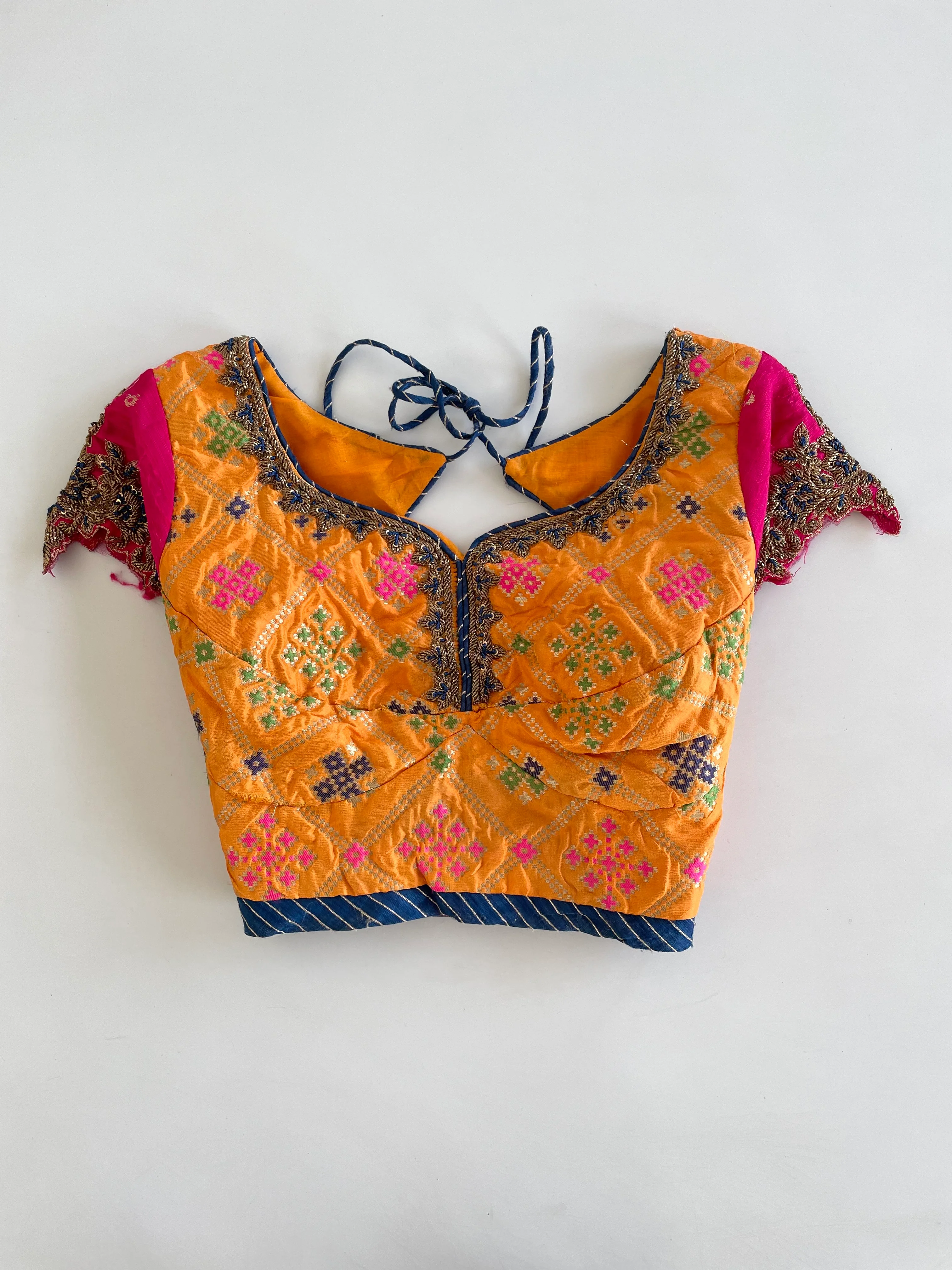 Embroidered Desi Top-Bust 36