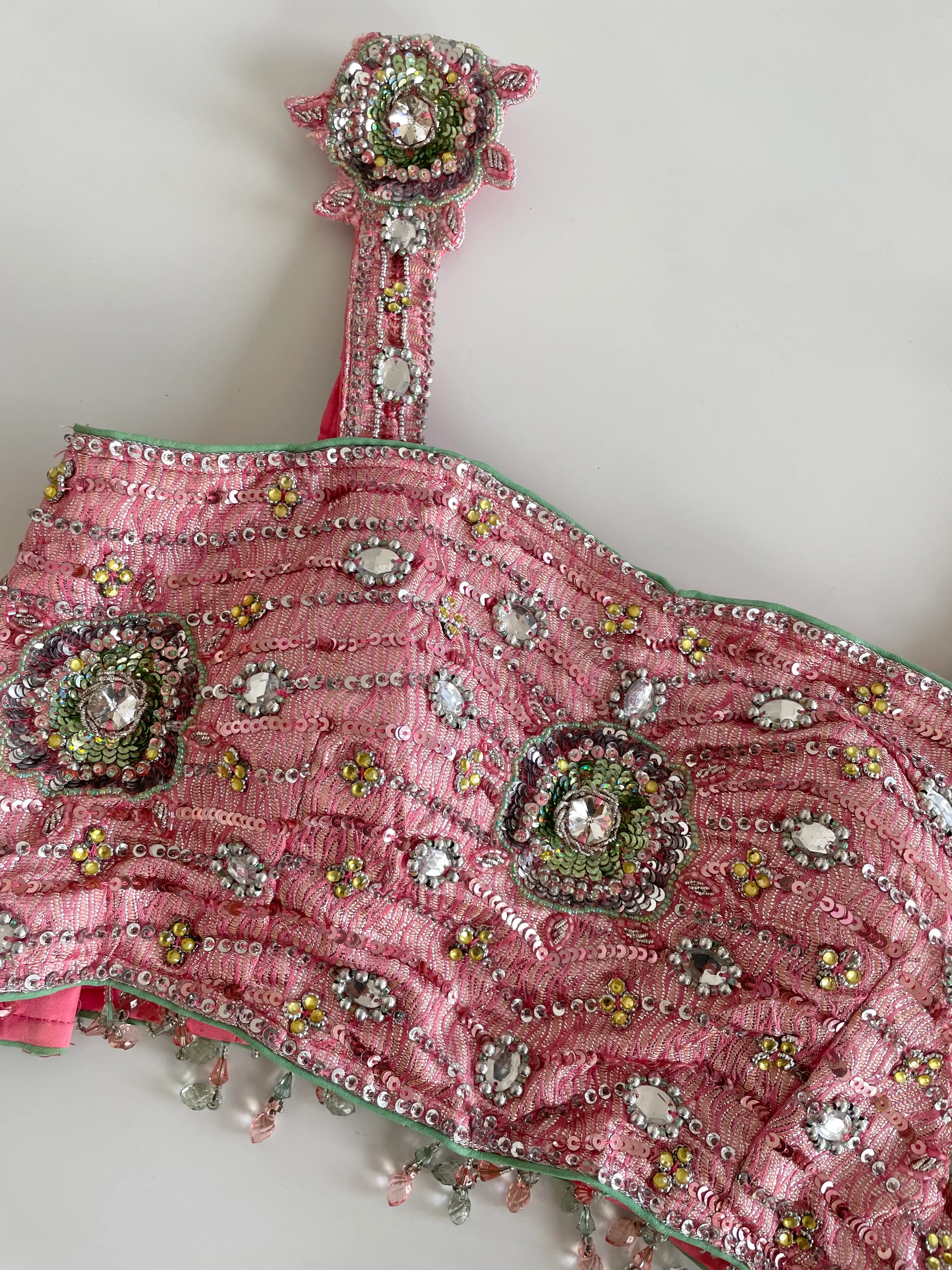 Heavily Hand Embroidered Desi Top-Bust 36 - Image 2