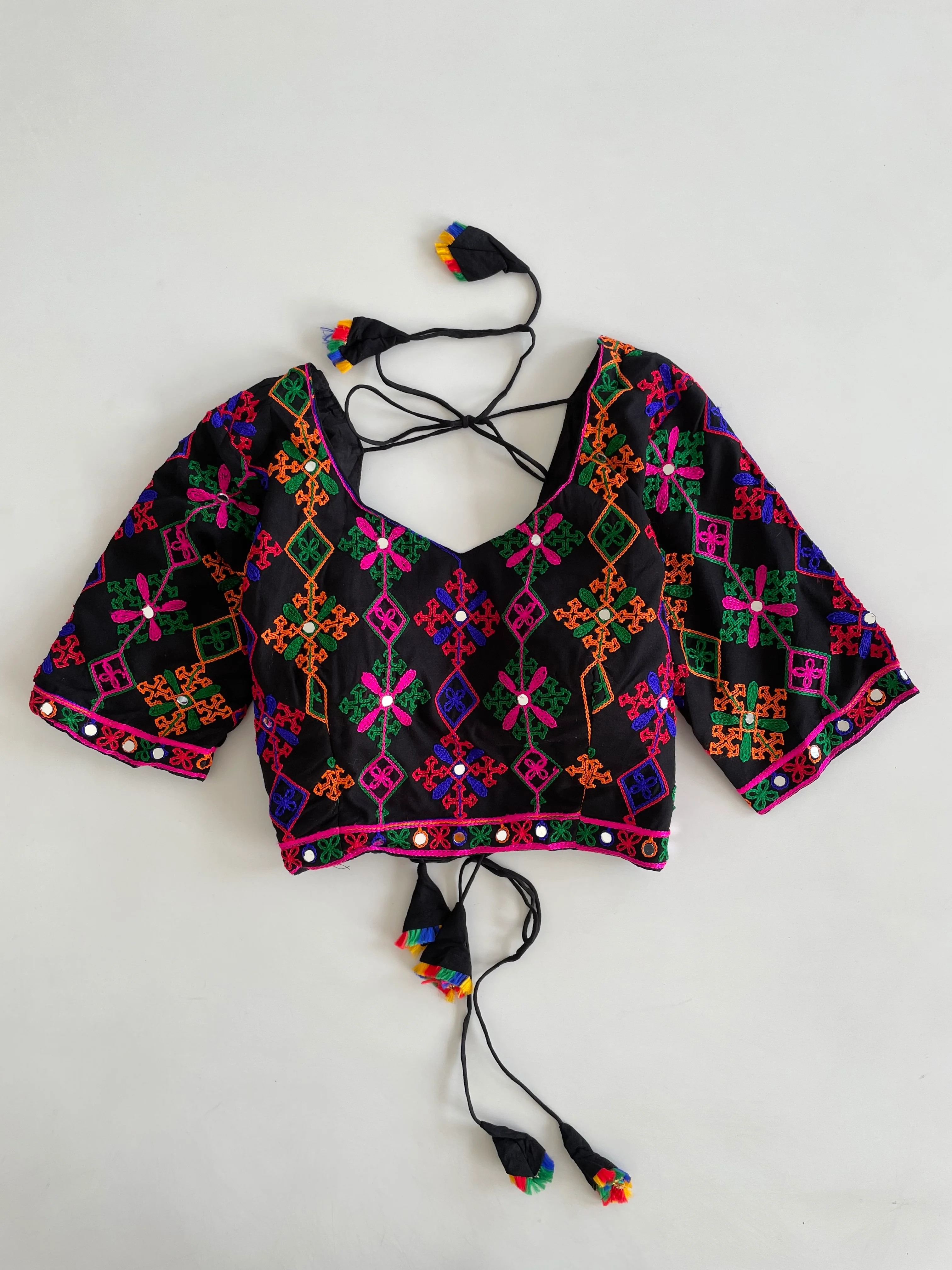 Embroidered Desi Top-Bust 34