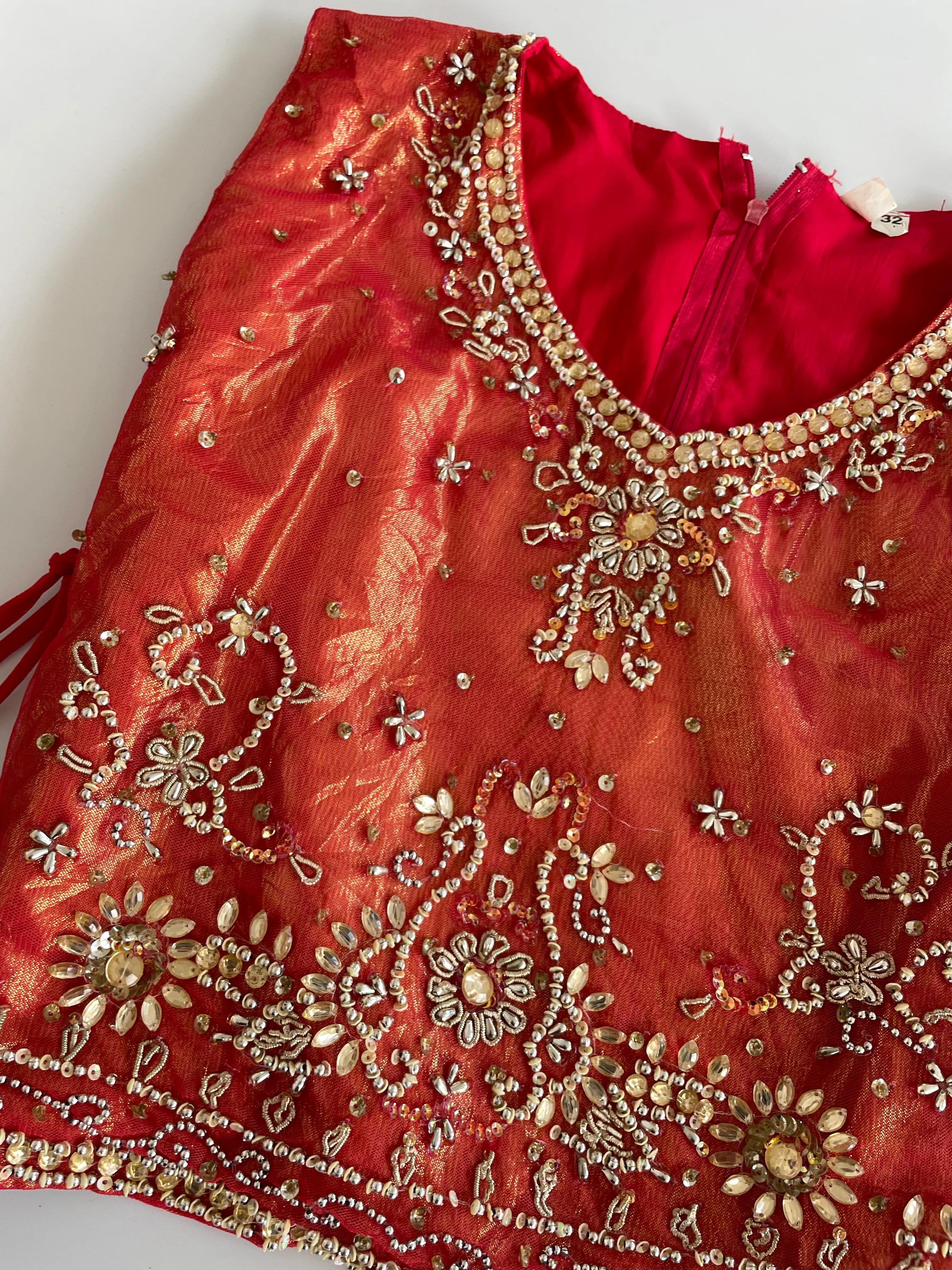 Embroidered Desi Top-Bust 32 - Image 3