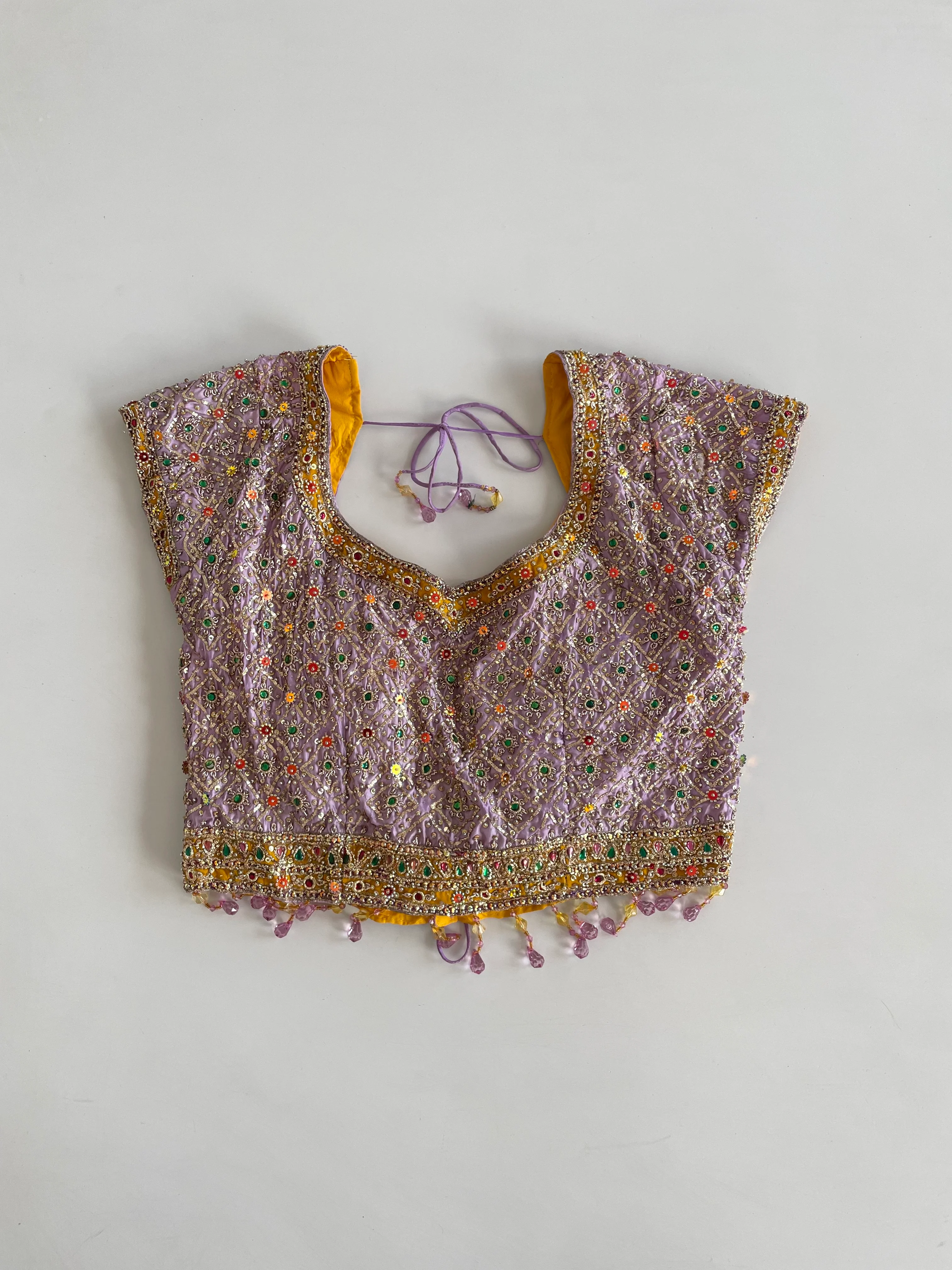 Embroidered Desi Top-Bust 34