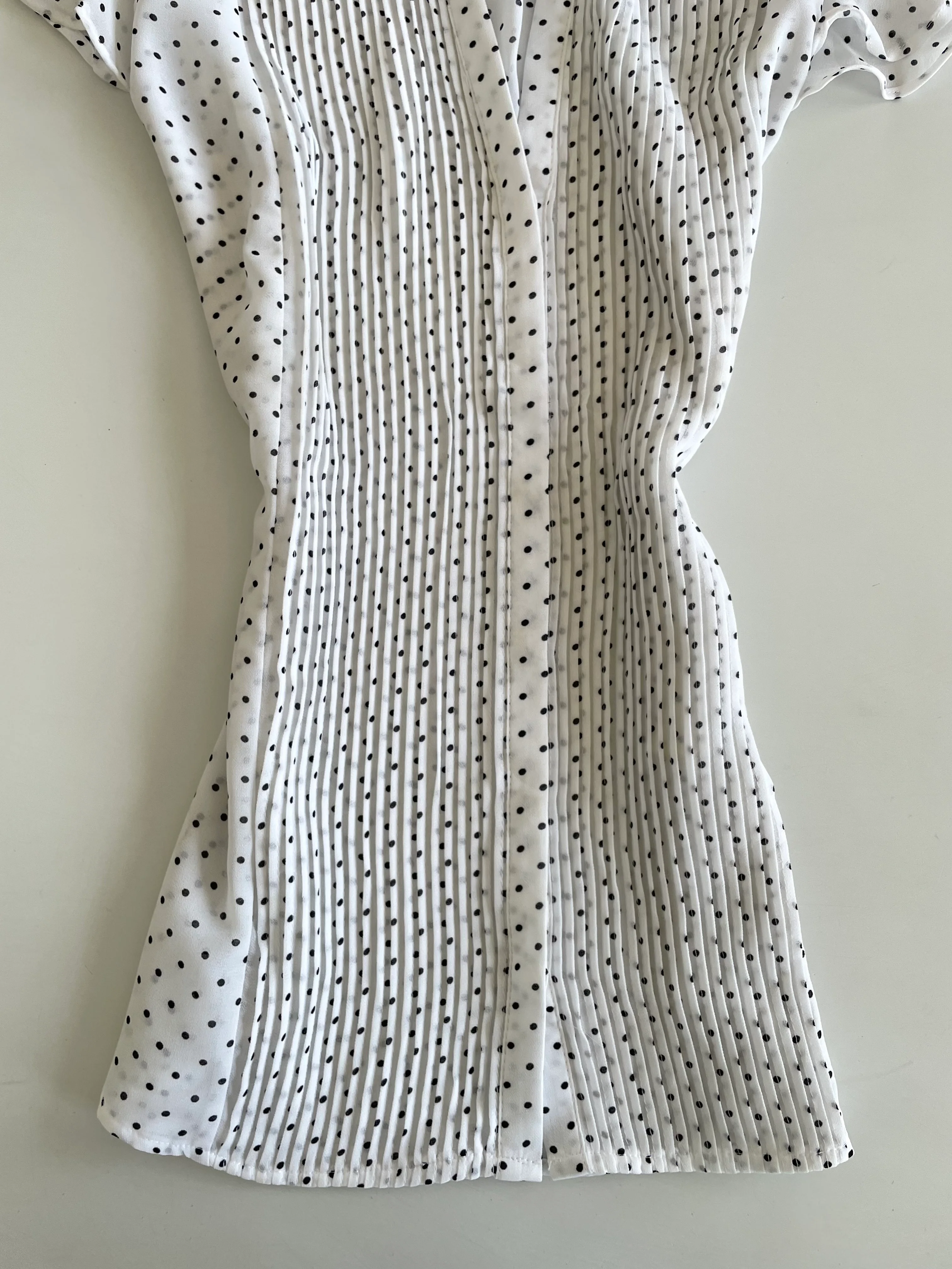 H&M Polka Dot Sheer Top-Bust 38 - Image 2