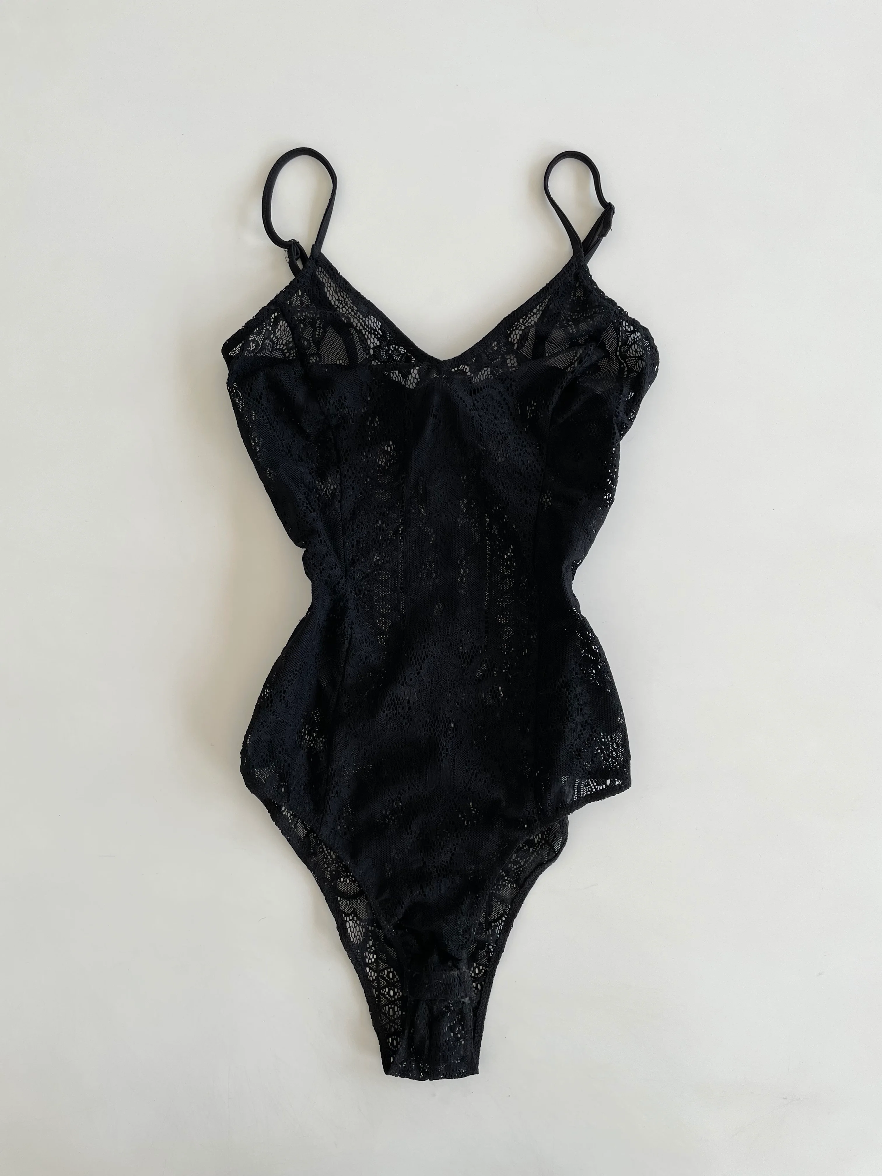 Bardot Lacy Sheer Bodysuit -Bust 28 to 30
