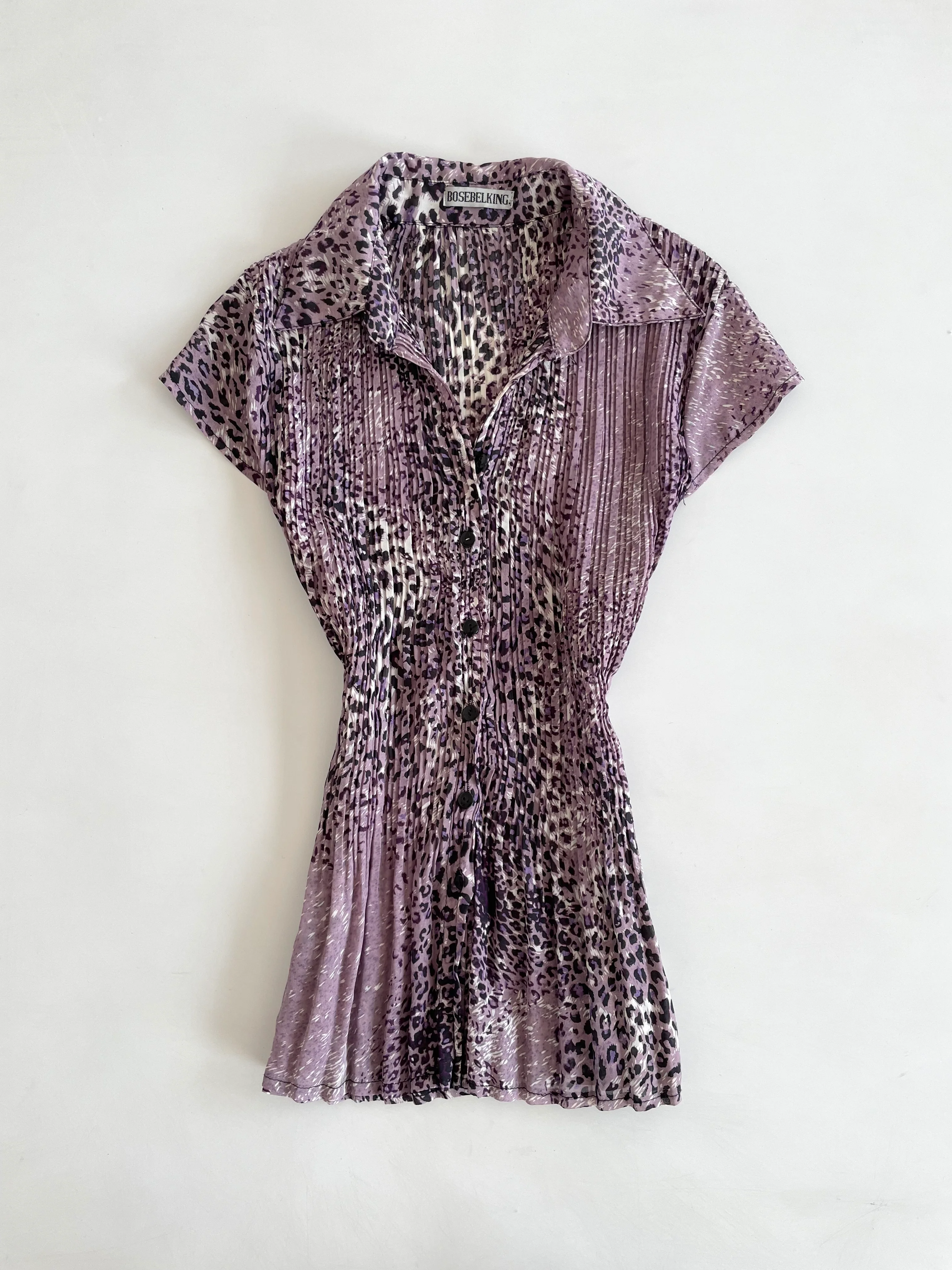 Bosebelking Vintage Pleated Top-Bust 40 to 44