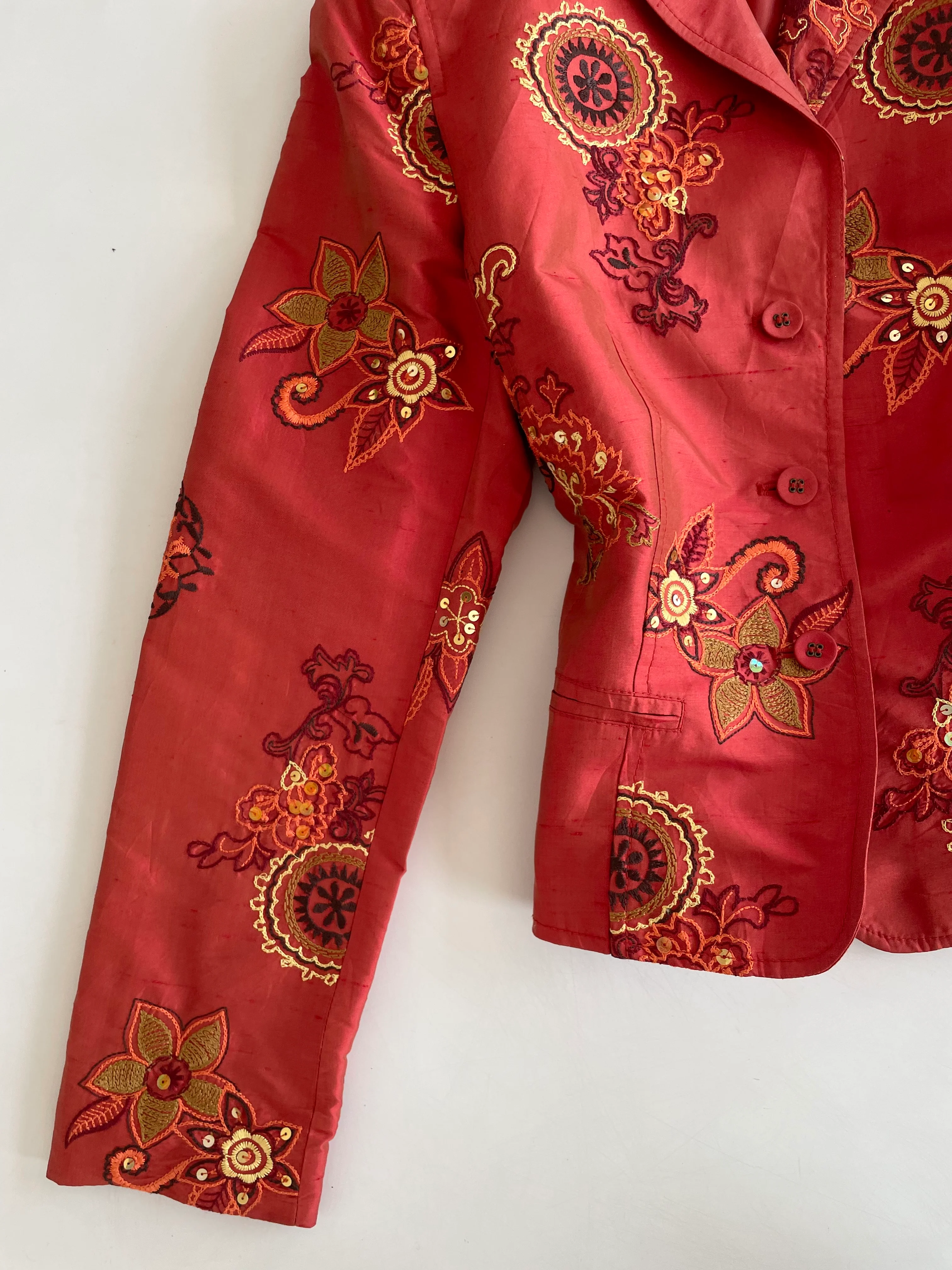 Taifun Vintage Embroidered Blazer -Bust 38 - Image 3