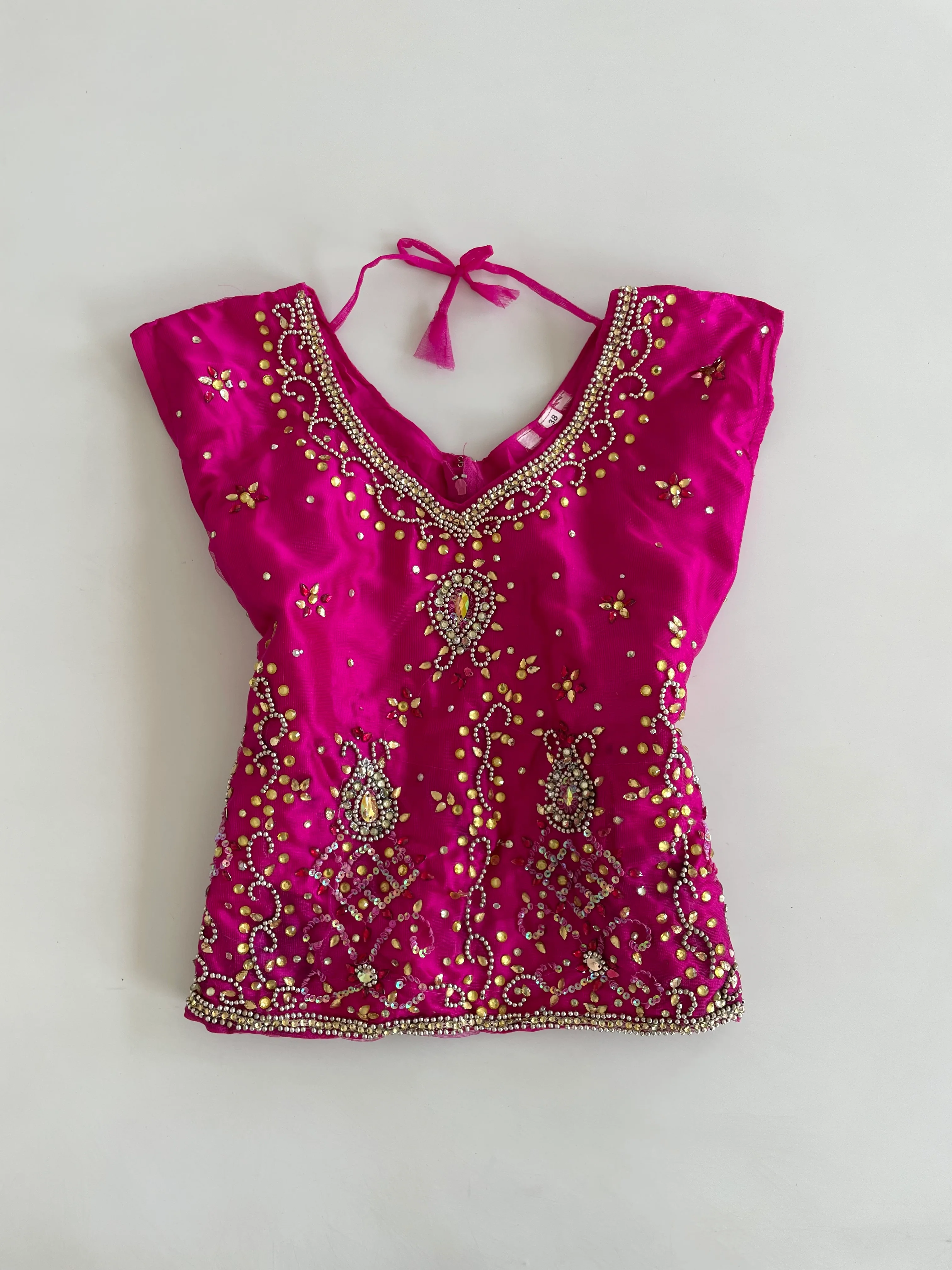 Embroidered Desi Top-Bust 34