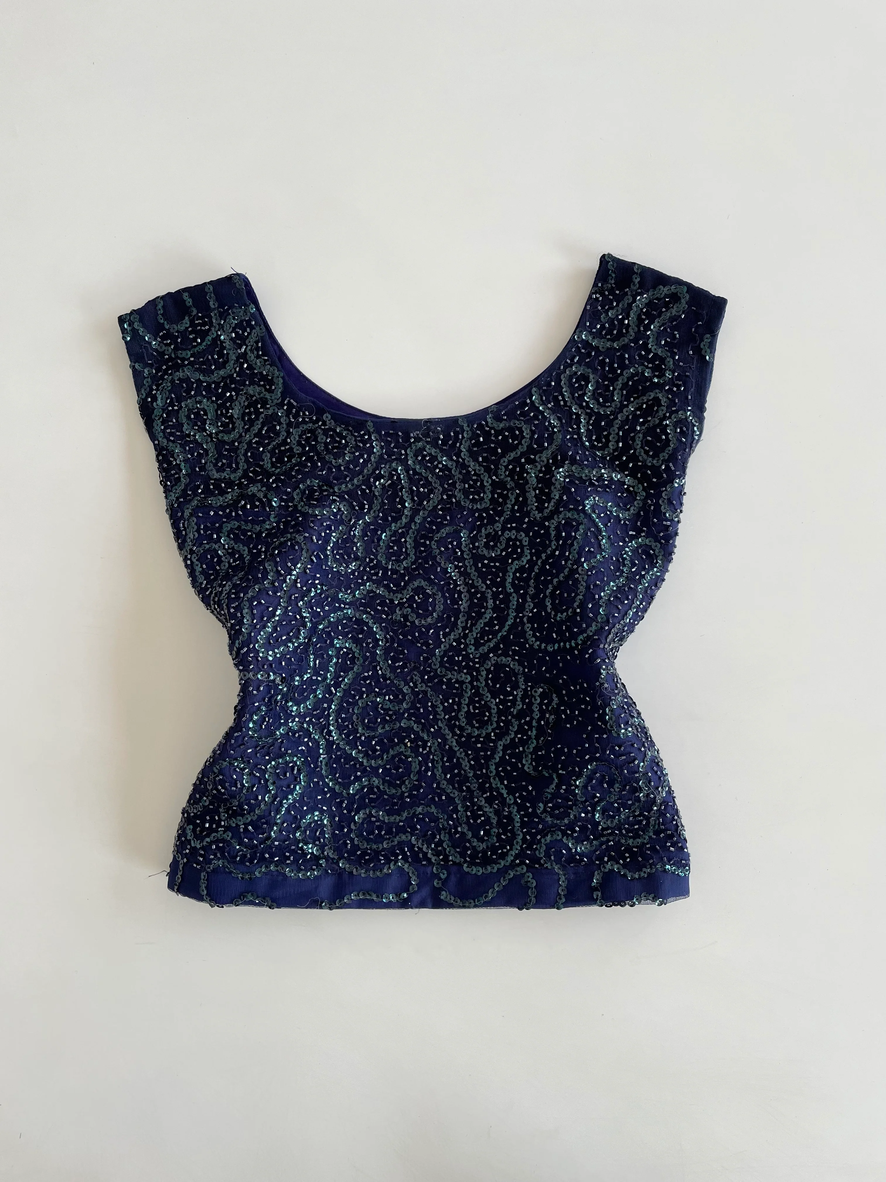 Embroidered Desi Top-Bust 40