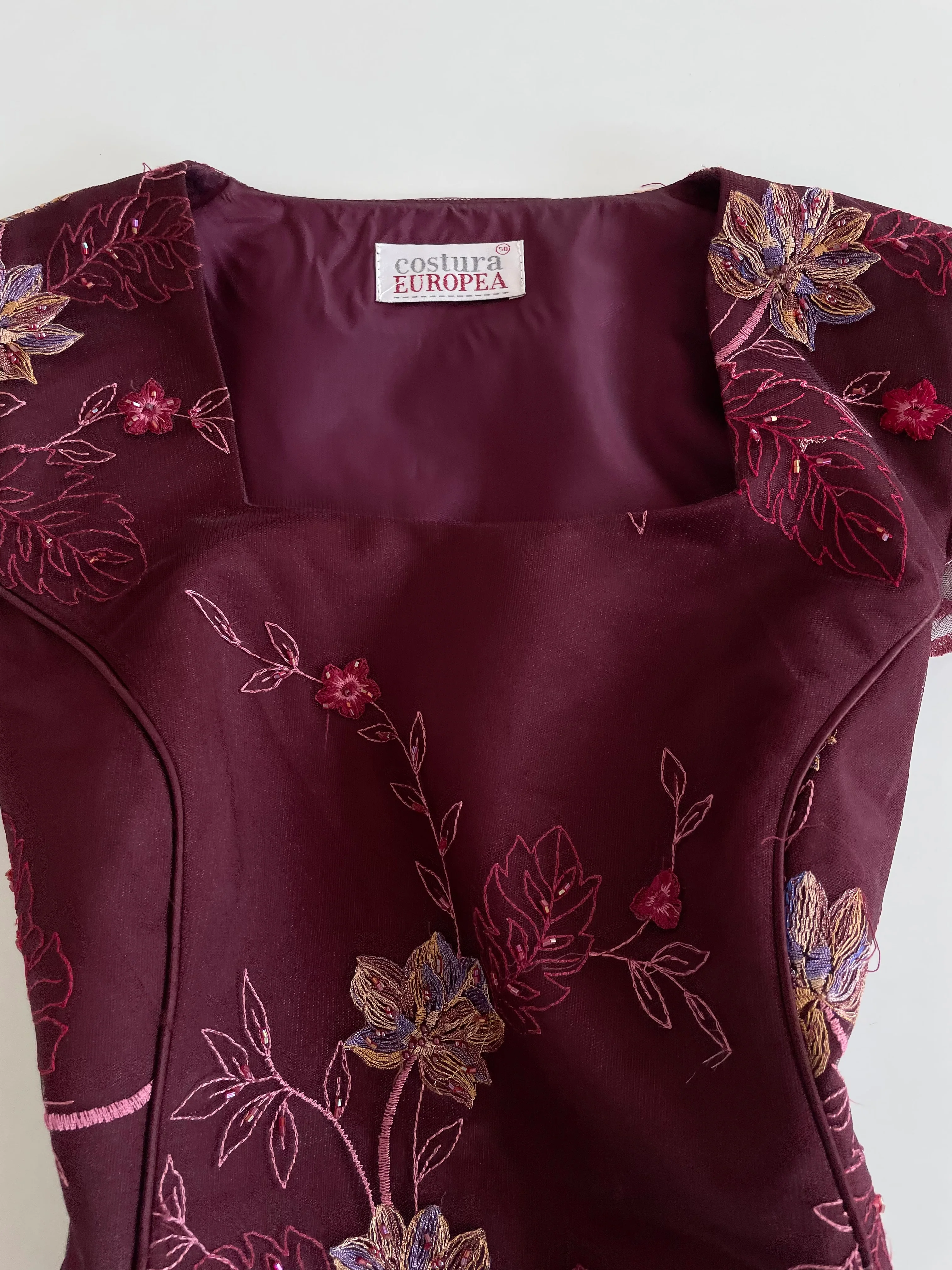 Costura Europea Lacy Embroidered Top-Bust 44 - Image 3