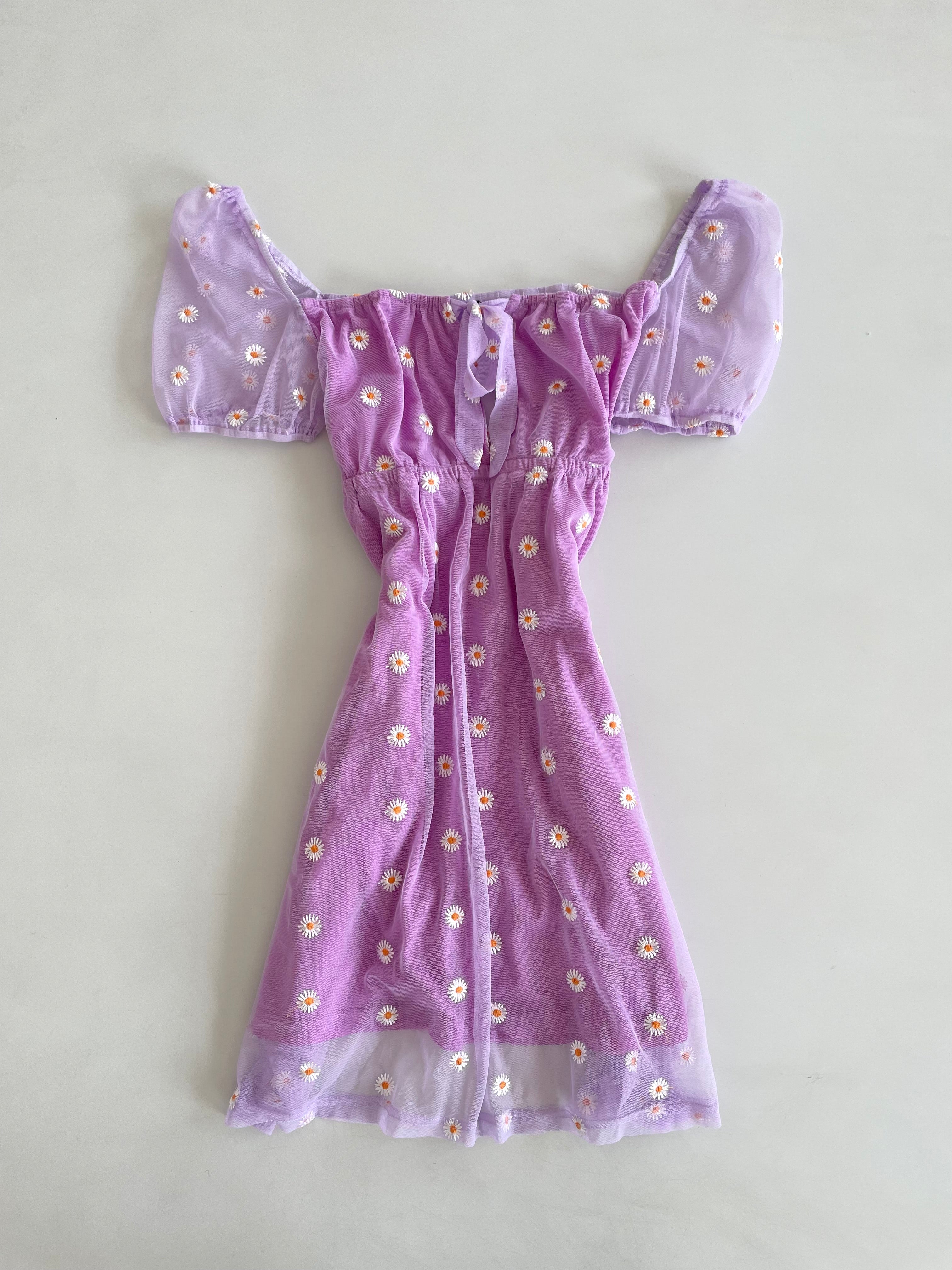 Lacy Embroidered Dress-Bust 34