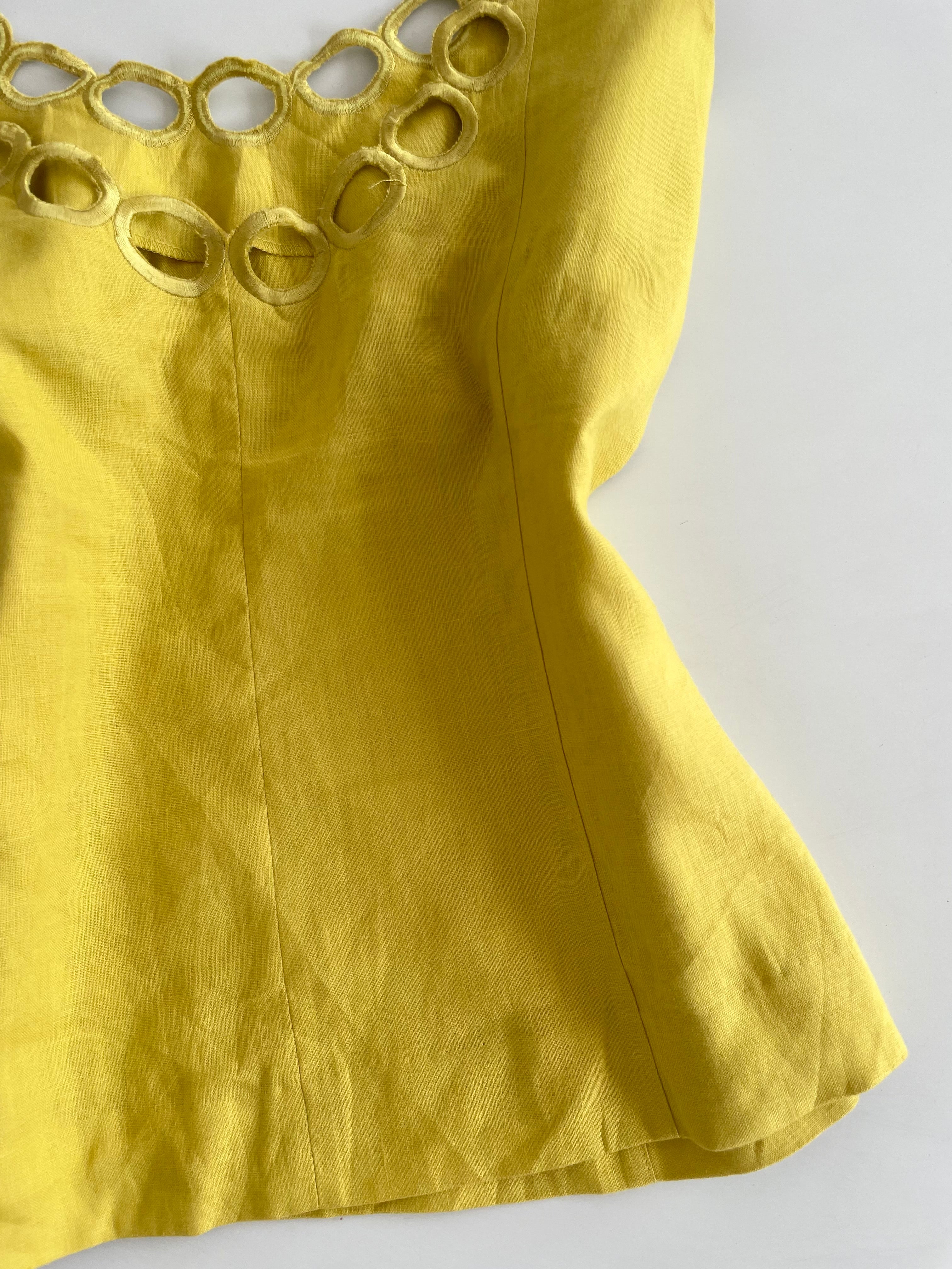 Minuet 100% Linen Top-Bust 44 - Image 3