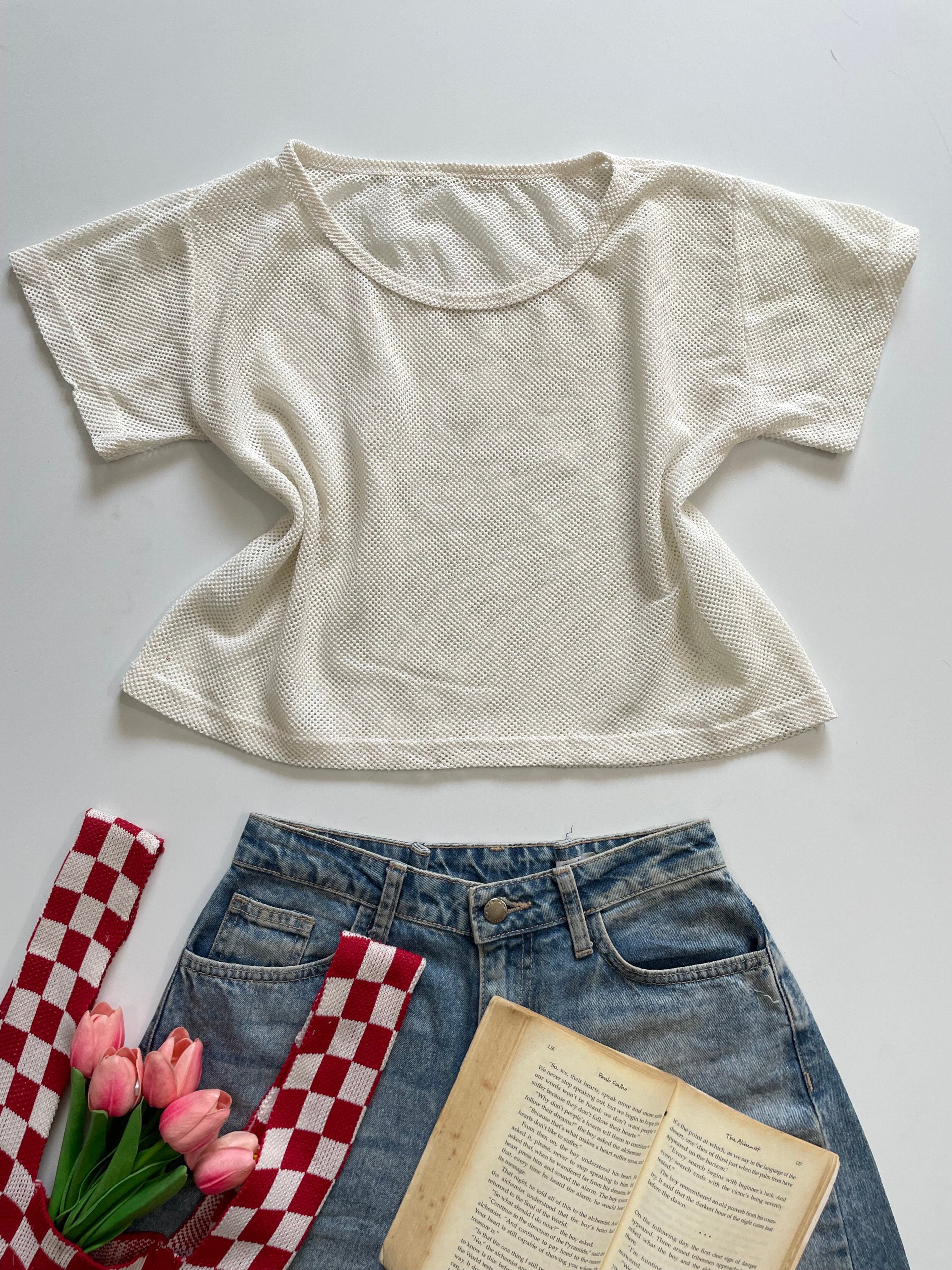 Mesh Top-Bust 38