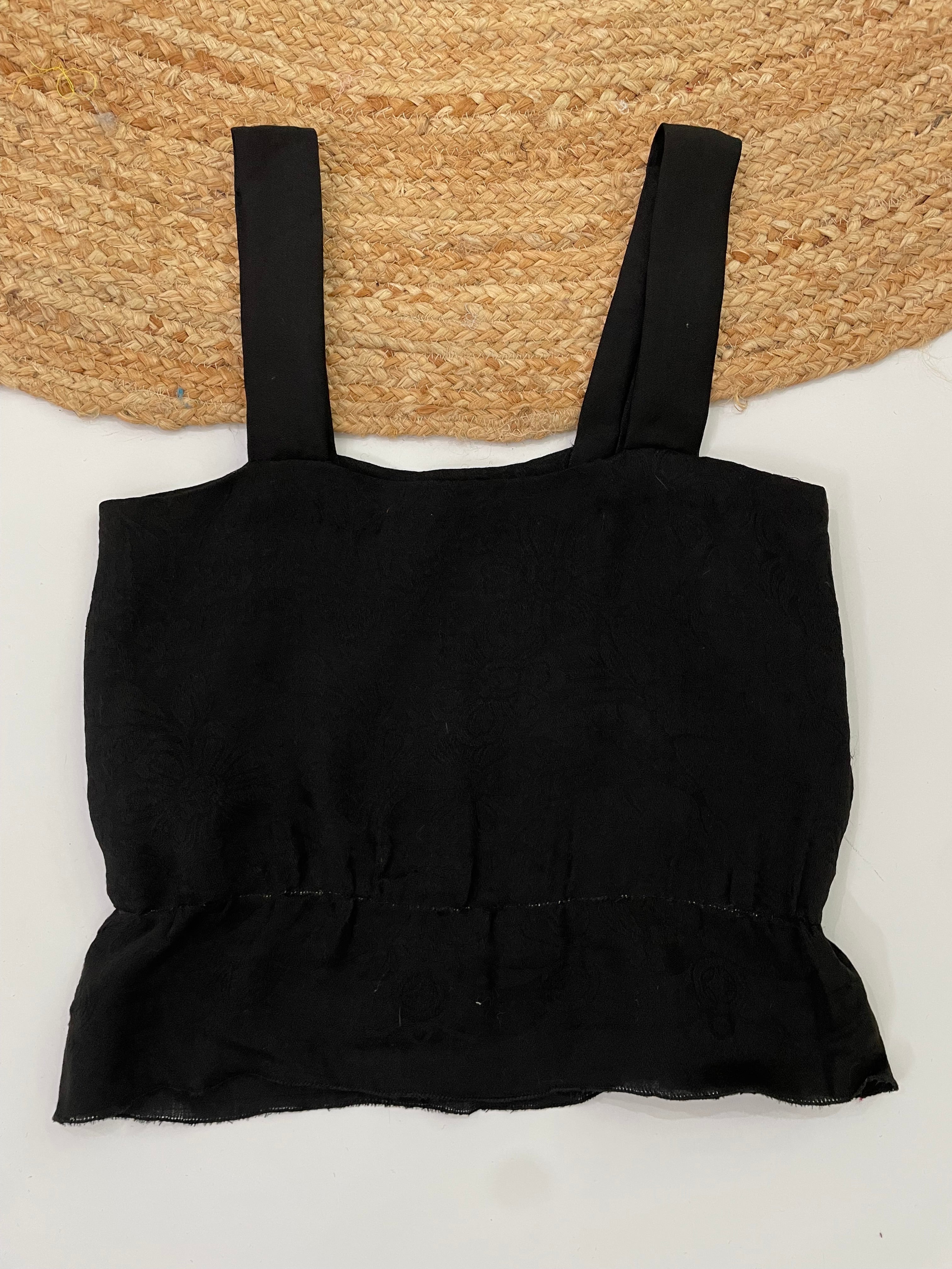 Self jacquard Top-Bust 34