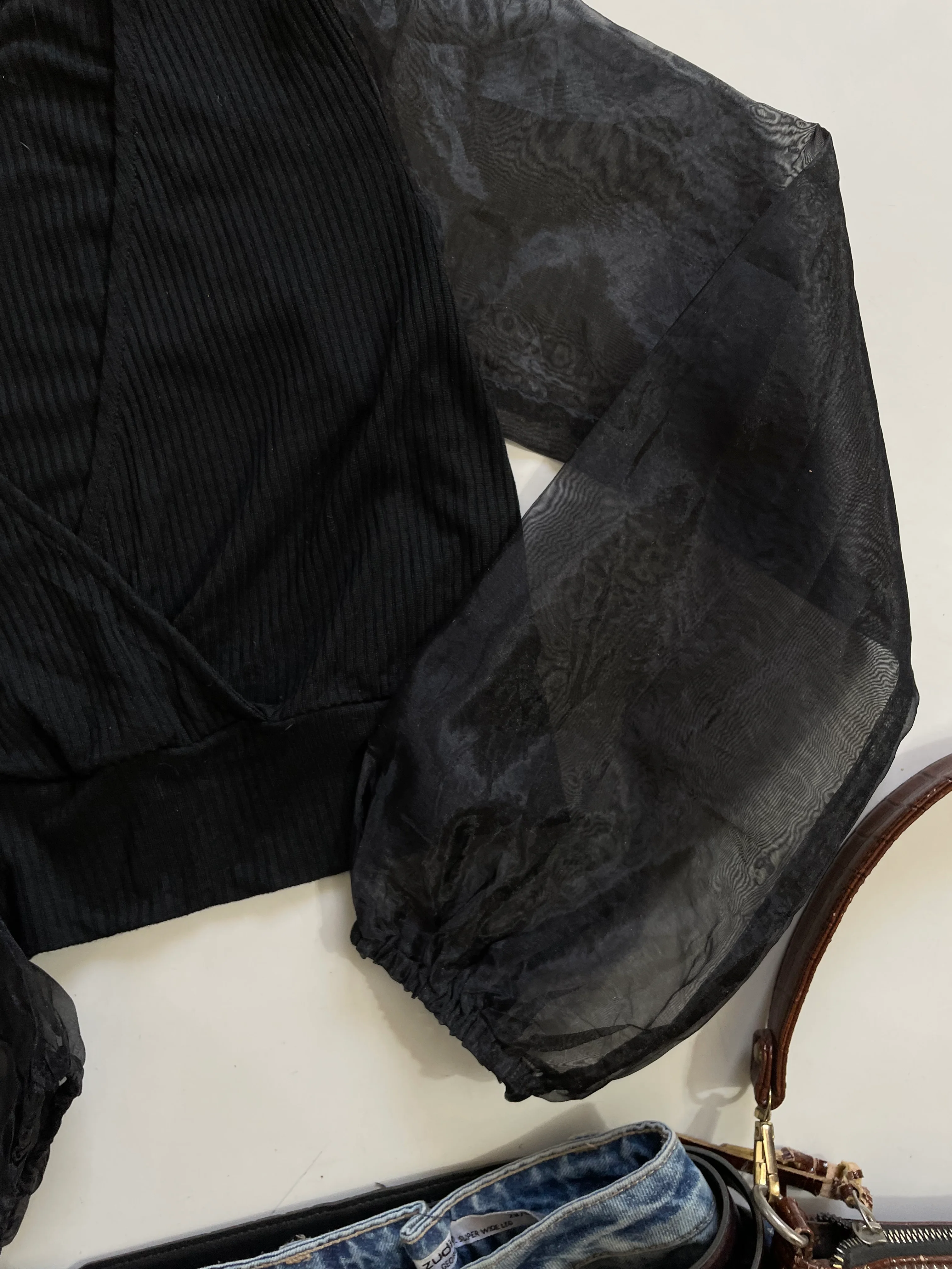 Eight Paris Organza Sleeve Top - Bust 34 to 36 - Image 3