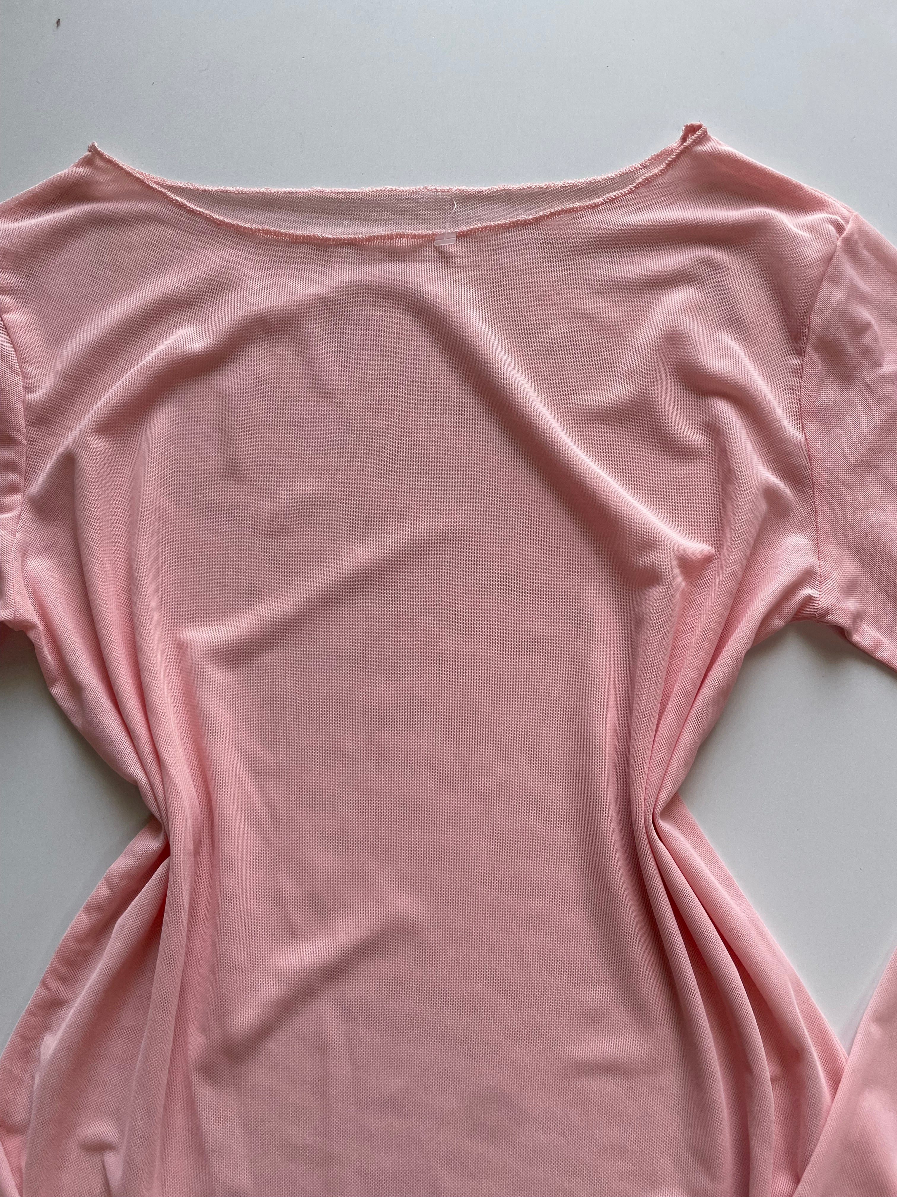 Bubblegum Sheer Top-Bust 34 to 38 - Image 2