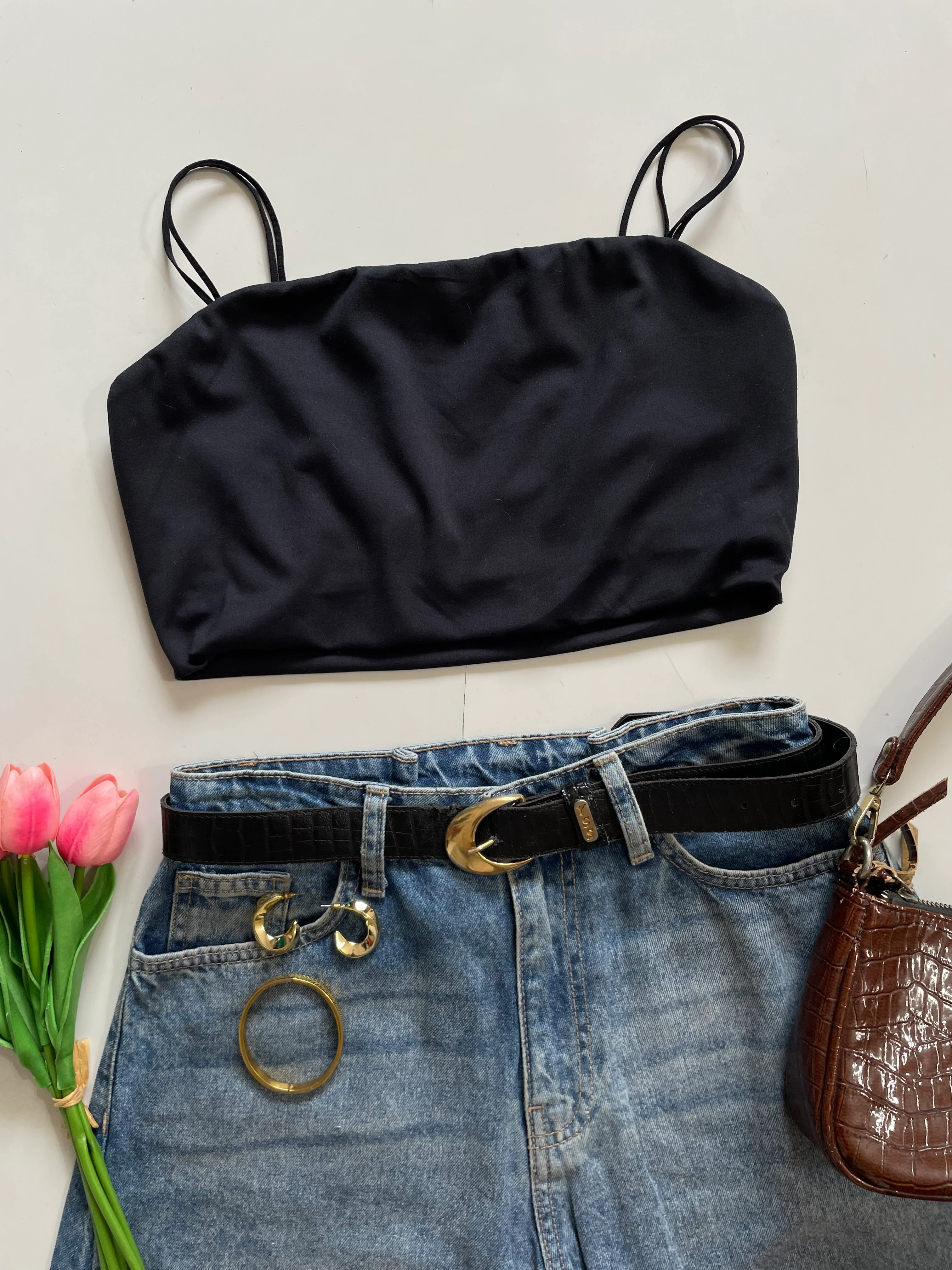 Pazzo Sold Black Top-Bust 30 to 32