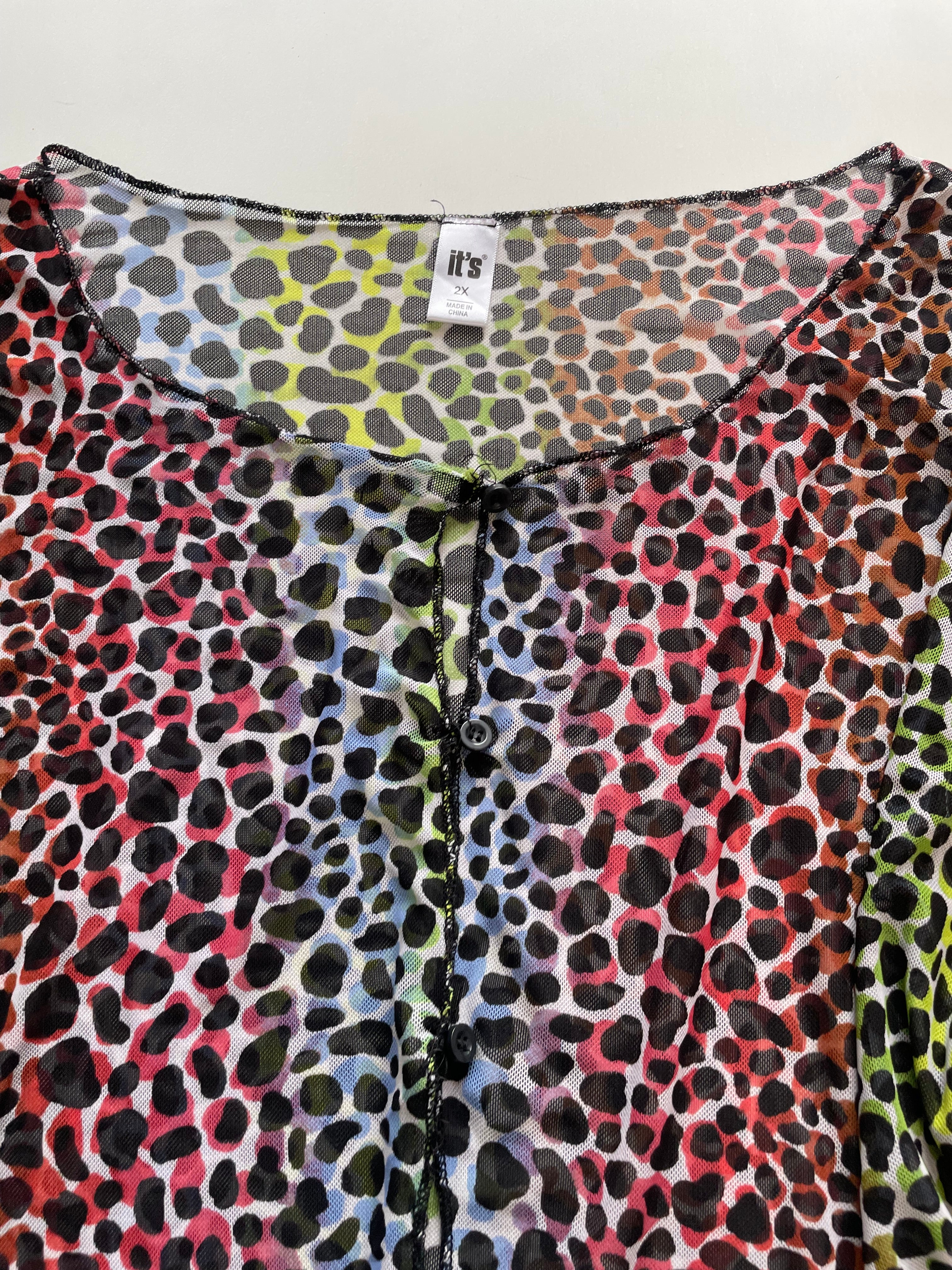 Multicolour Sheer Top-Bust 46 to 50 - Image 2