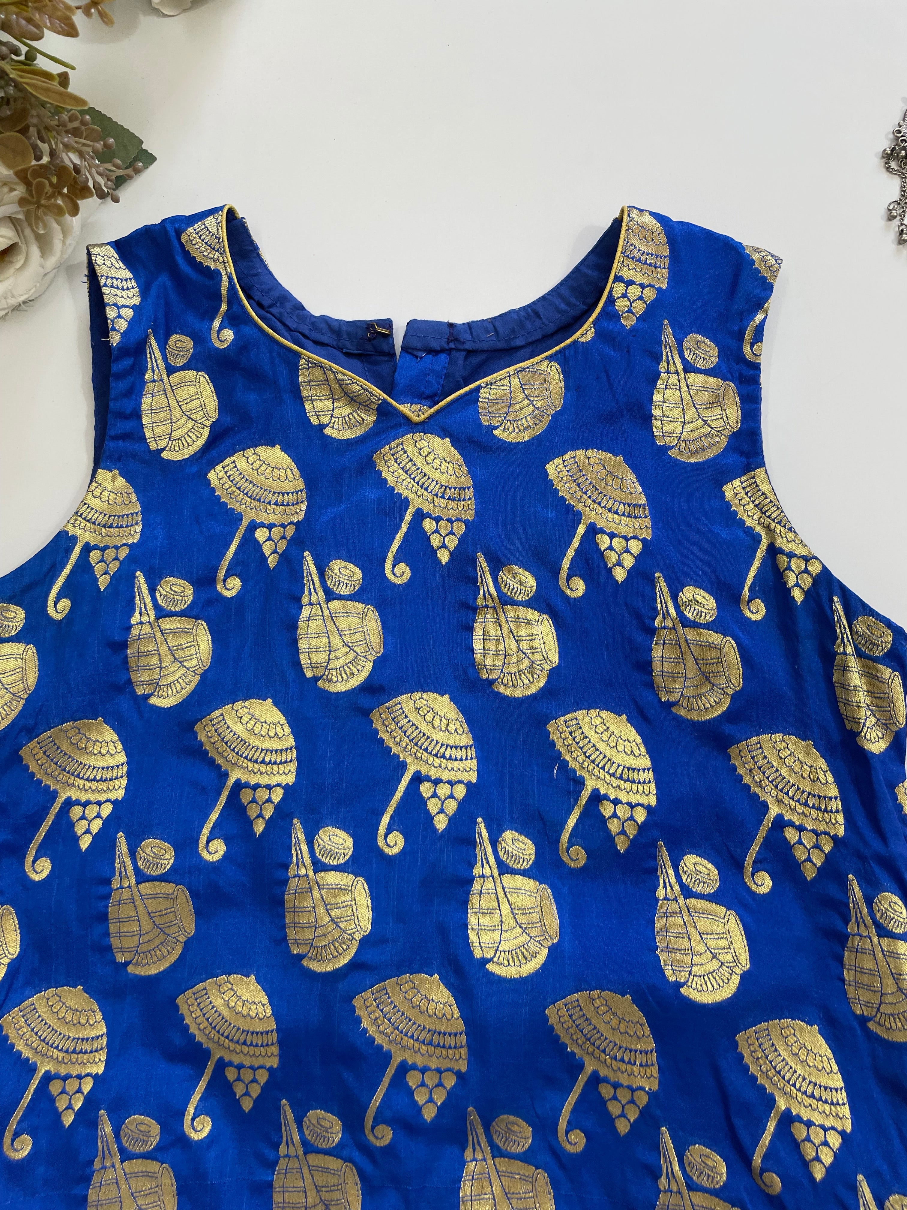 Desi Jacquard Top-Bust 30 - Image 2