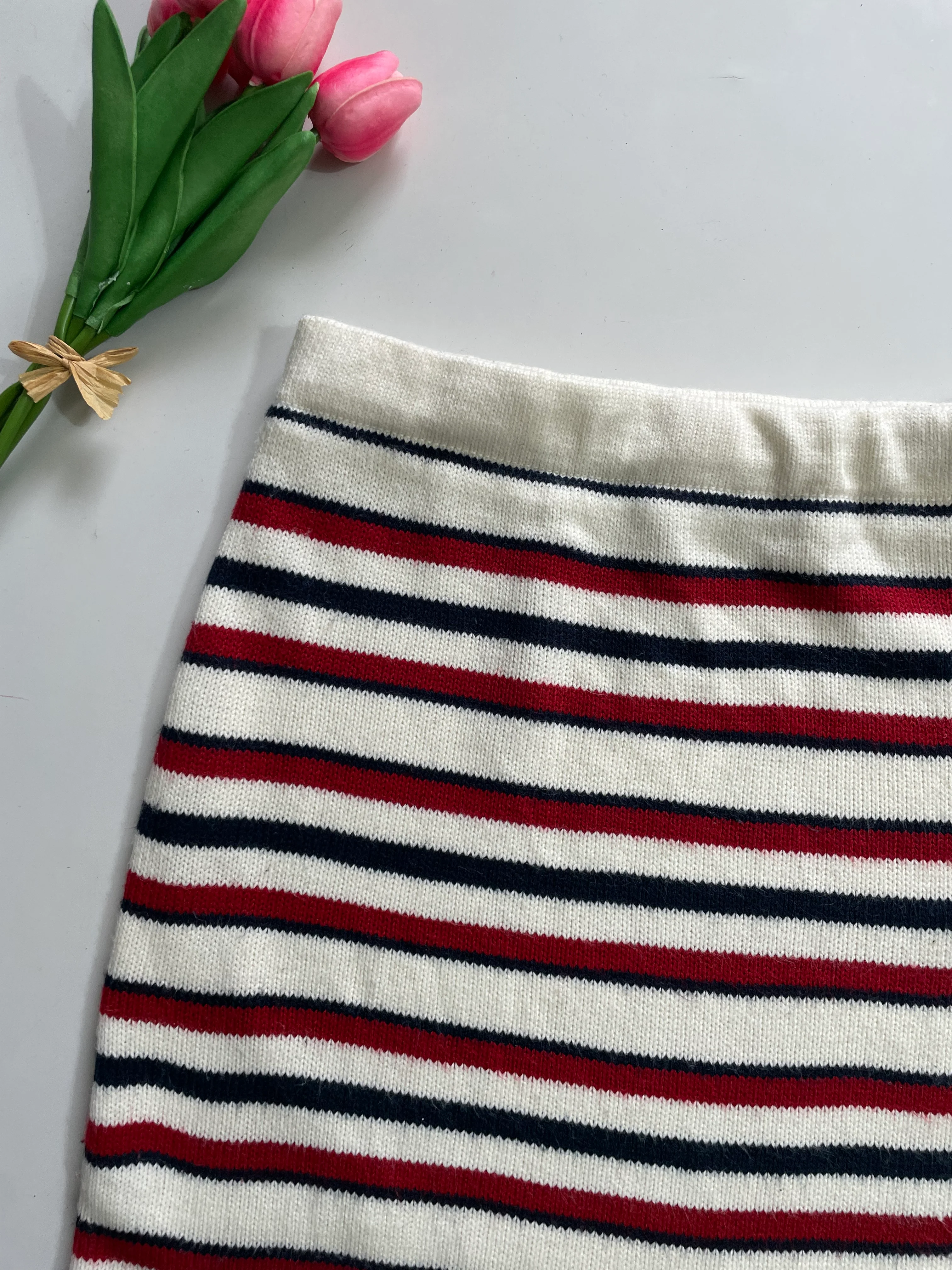 Striped Tweed Skirt - Waist 26 to 28 - Image 2