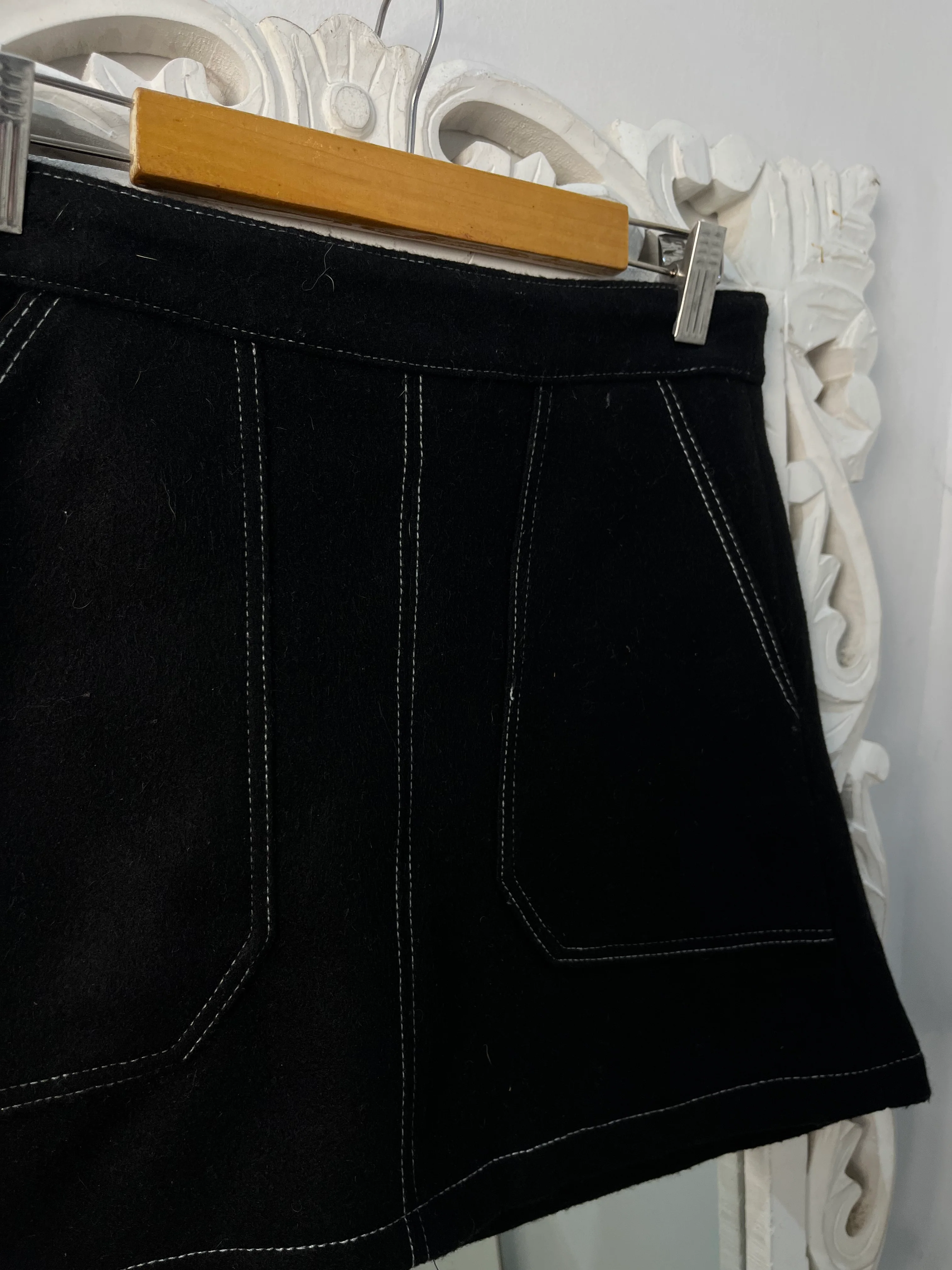 Bershka Tweed Skirt-Waist 26 - Image 3