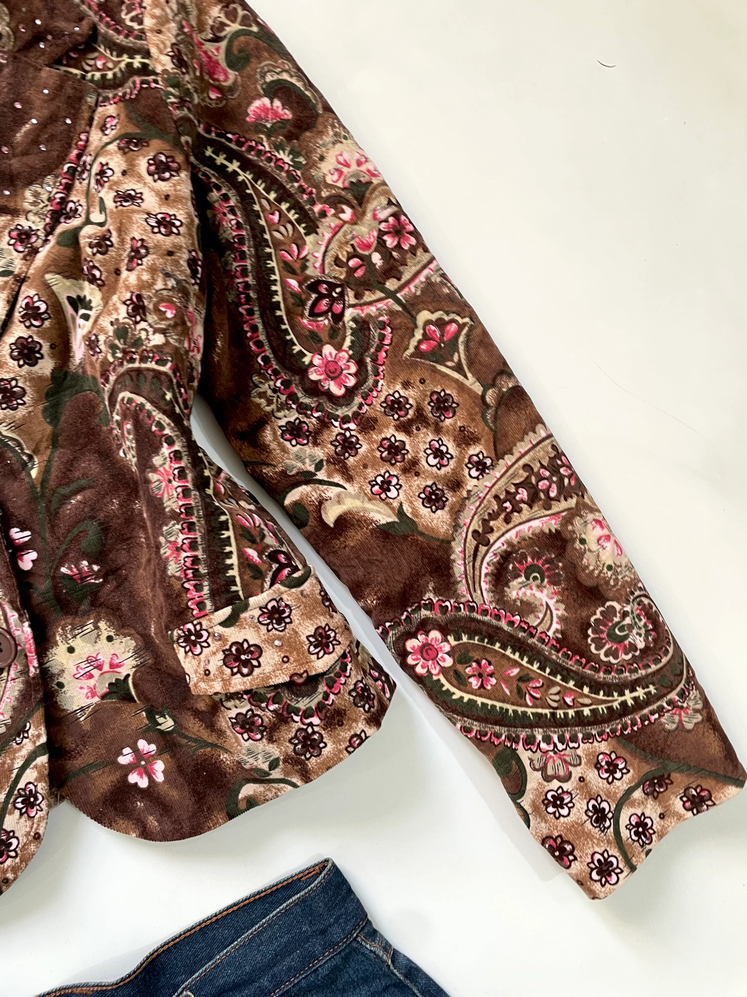 Vintage Paisley Blazer-Bust 40 - Image 3