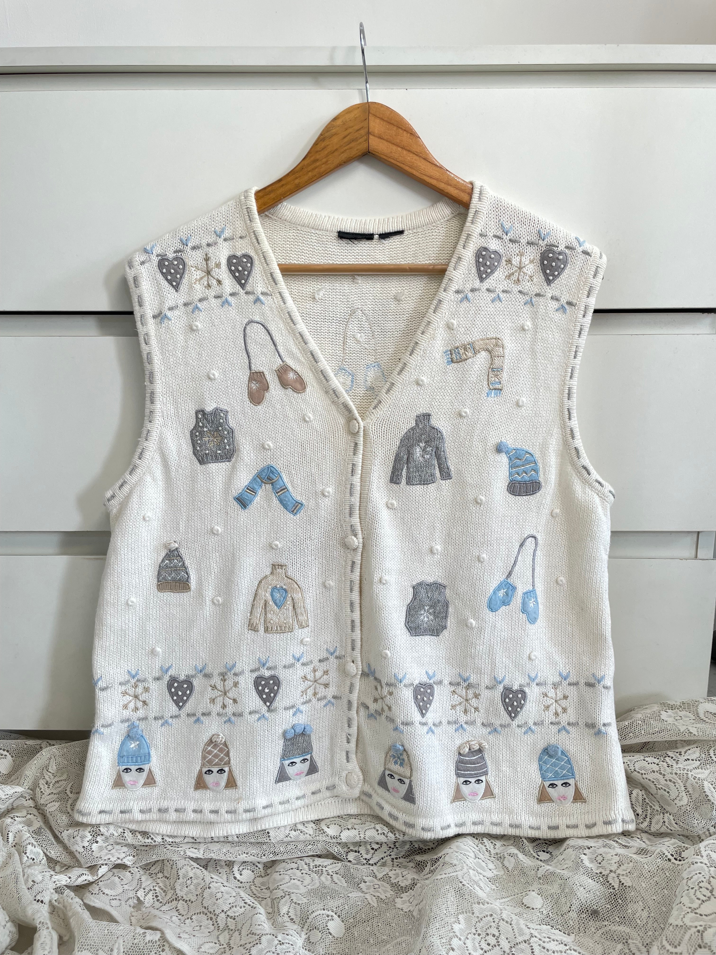 Vintage Sweater Vest-Bust 42