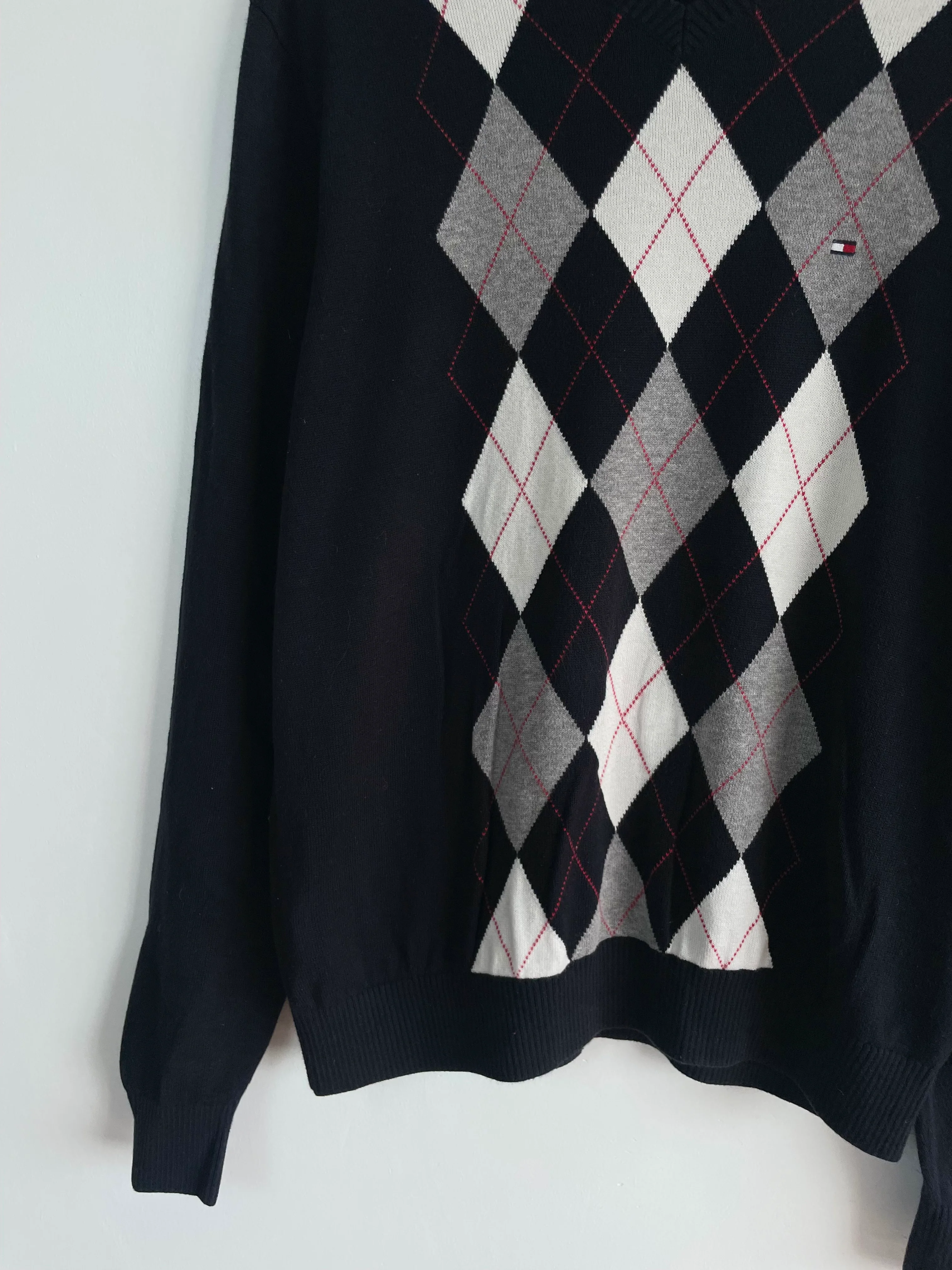 Vintage Tommy Hilfiger Cotton Pullover-Chest 44 - Image 3