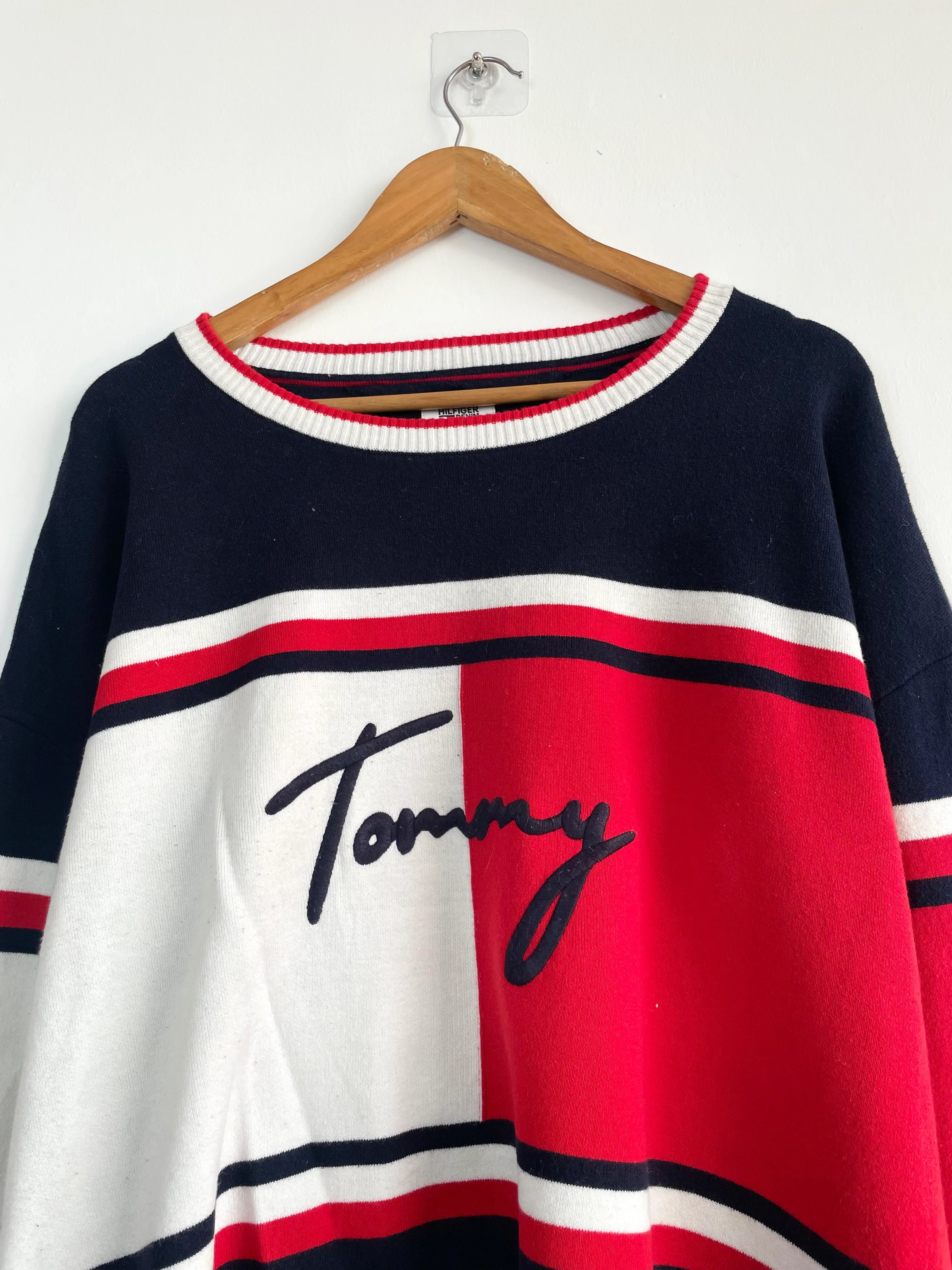 Vintage Tommy Hilfiger Cotton Pullover-Chest 54 - Image 2