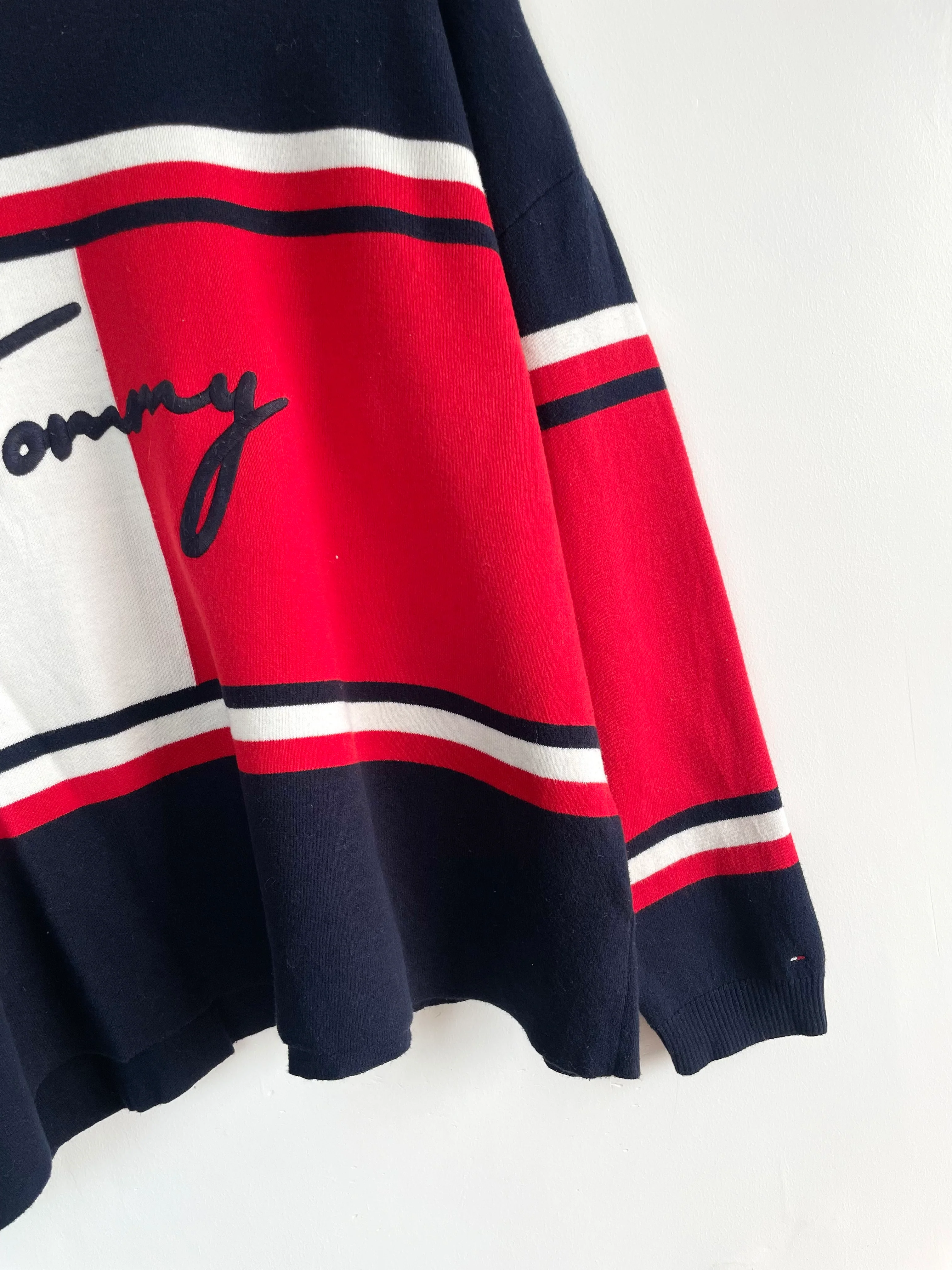 Vintage Tommy Hilfiger Cotton Pullover-Chest 54 - Image 3